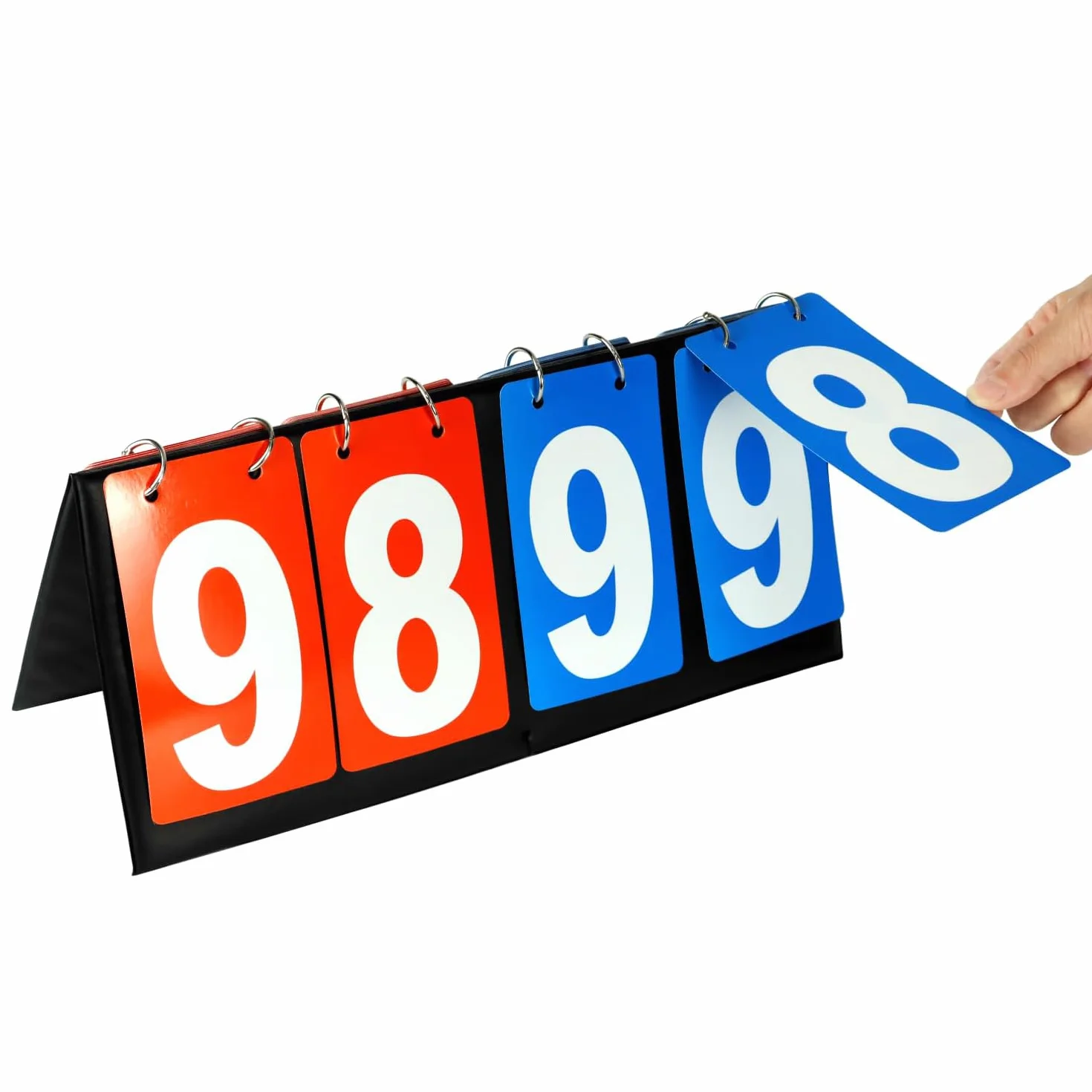 Przenośna 4-cyfrowa tablica wyników Flip Scoreboard do sportu, tenisa stołowego, koszykówki, siatkówki