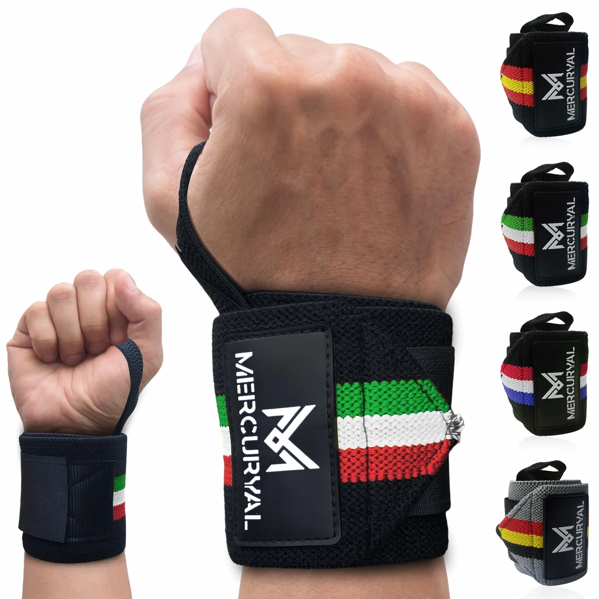 MERCURYAL 2 Wrist Opaski na nadgarstki Crossfit – Nowy zaawansowany Włochy – Akcesoria fitness – Wrist Okłady sportowe dla mężczyzn i kobiet