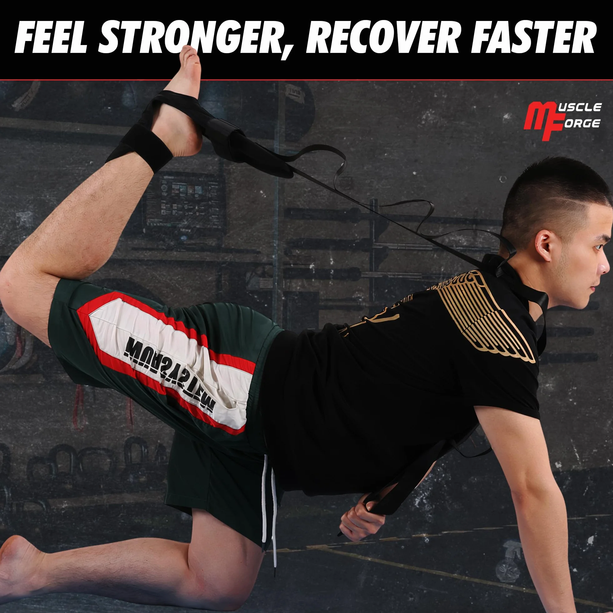 Pas do rozciągania nóg do szpagatu trening sztuk walki balet joga