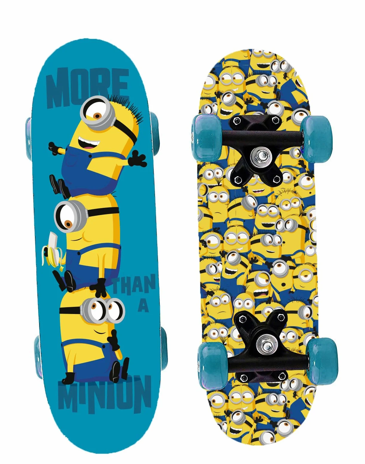 Minions 2 mini deskorolka z drewna 43 x 12 x 8 cm