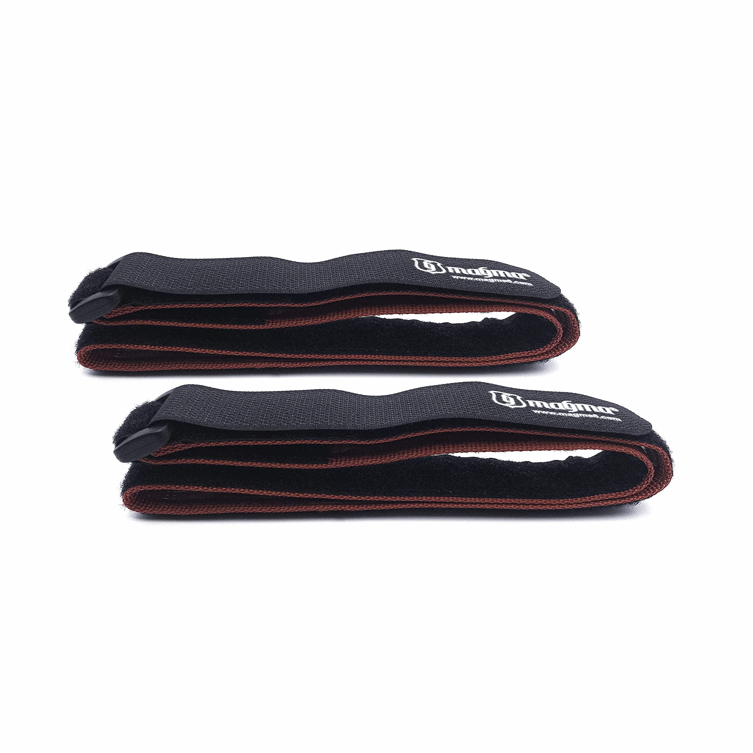 MAGMA 2 paski z filcowym klejem 80 cm - hak i pętla stabilizator koła rowerowe - regulowane paski mocujące z żelem odpornym na zarysowania - joga, maty, kemping, jazda na rowerze