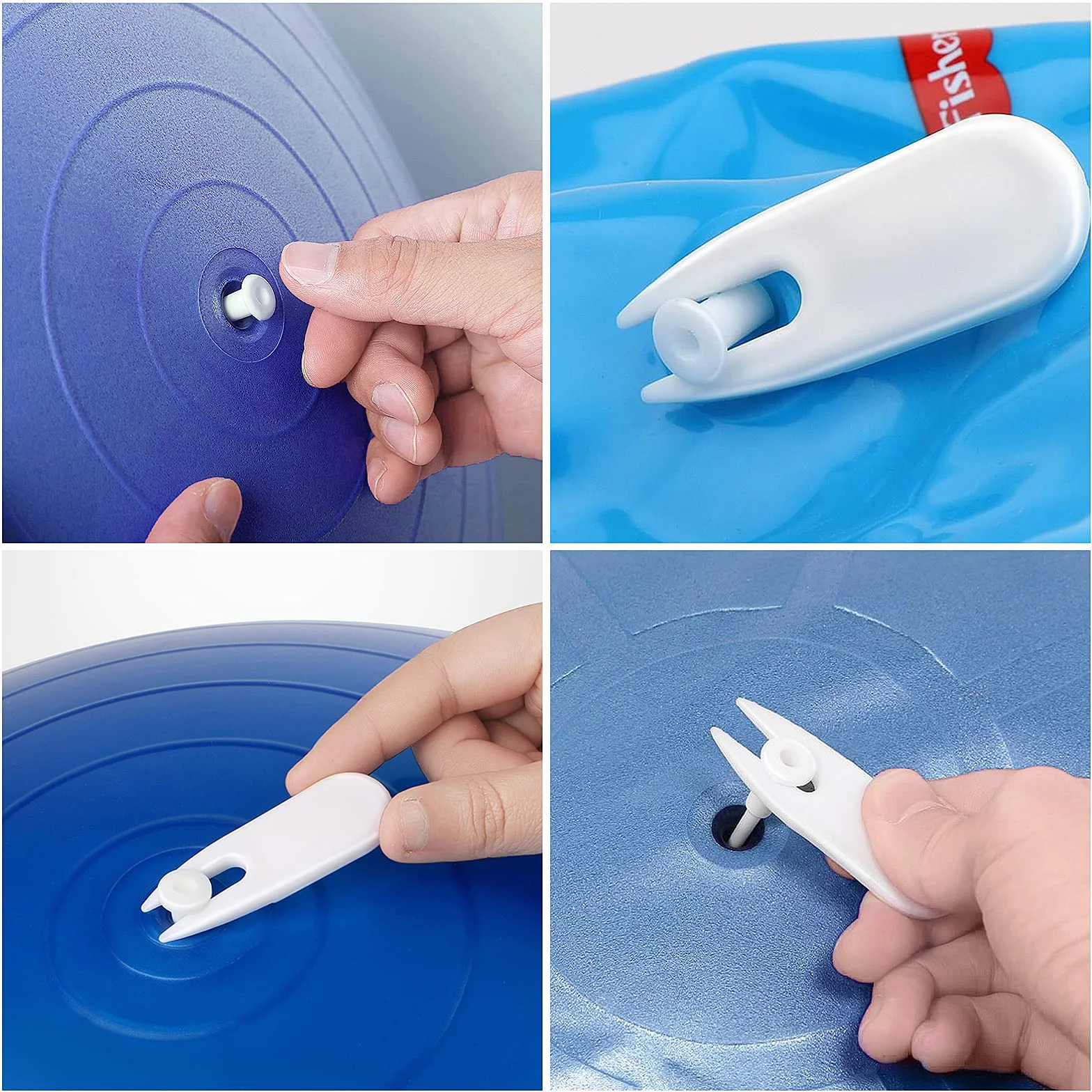 Yolev 11-Piece Yoga Dowels Set with Exercise Ball and Training Ball Adapters