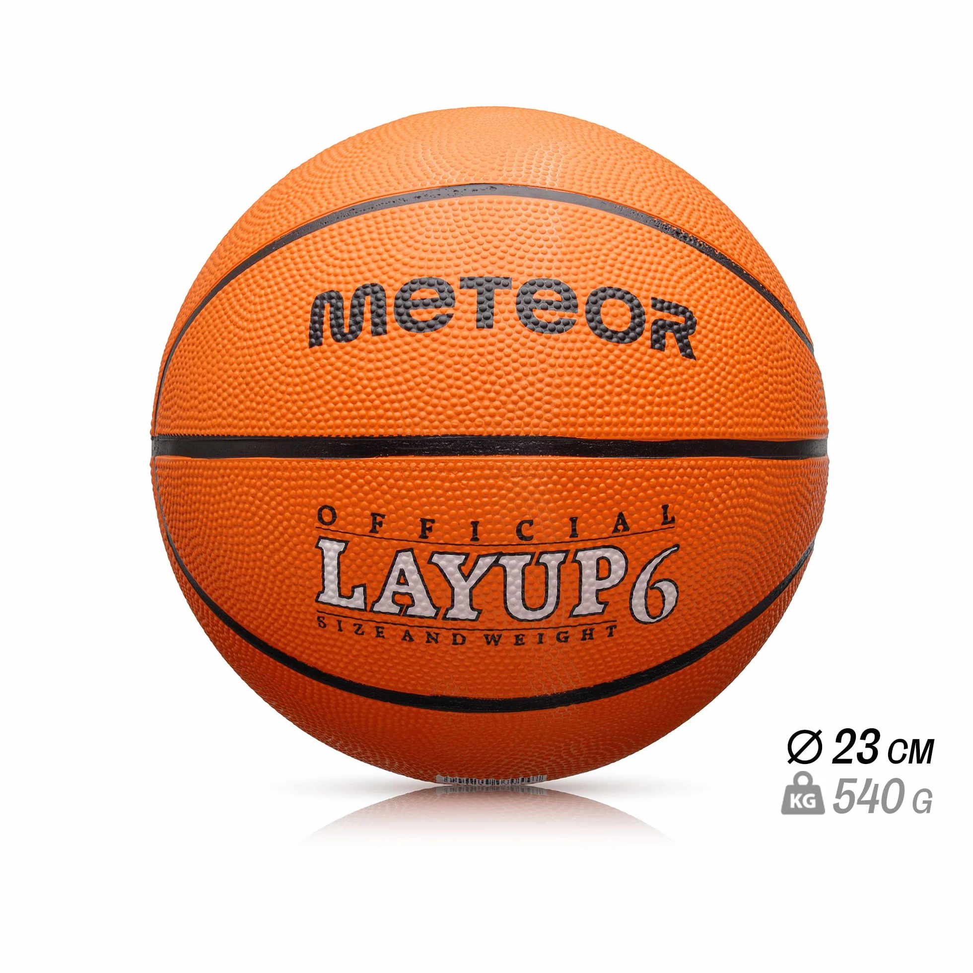 Piłka Do Koszykówki Trwała Piłka Do Kosza Rozmiar 5 6 7 dla Dzieci Młodzieży Dorosłych do Treningu Koszykówki Basketball METEOR