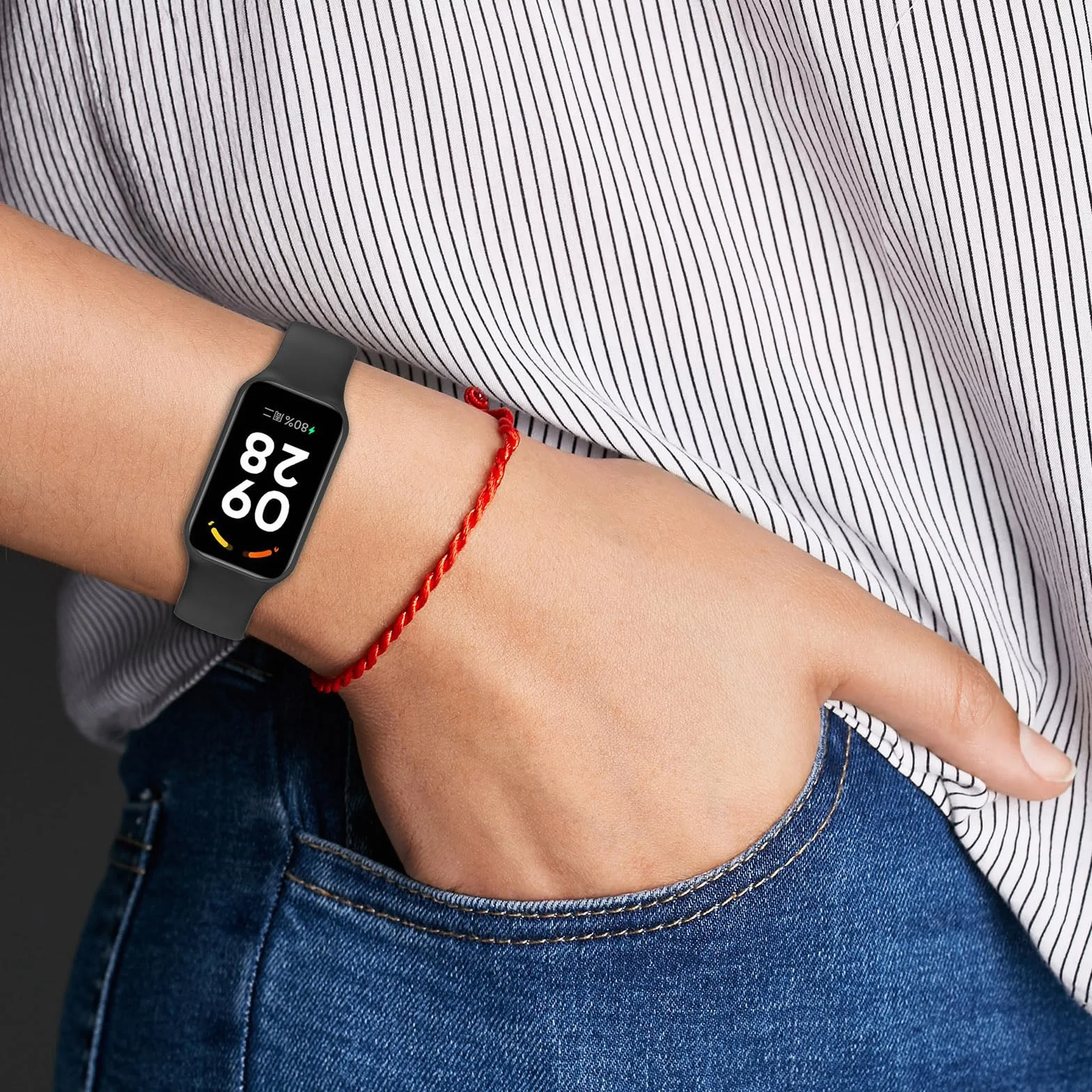 Xiaomi Smart Band 8 Active Redmi Band 2 Kompatybilna Bransoletka Silikonowy Pasek Wymienny