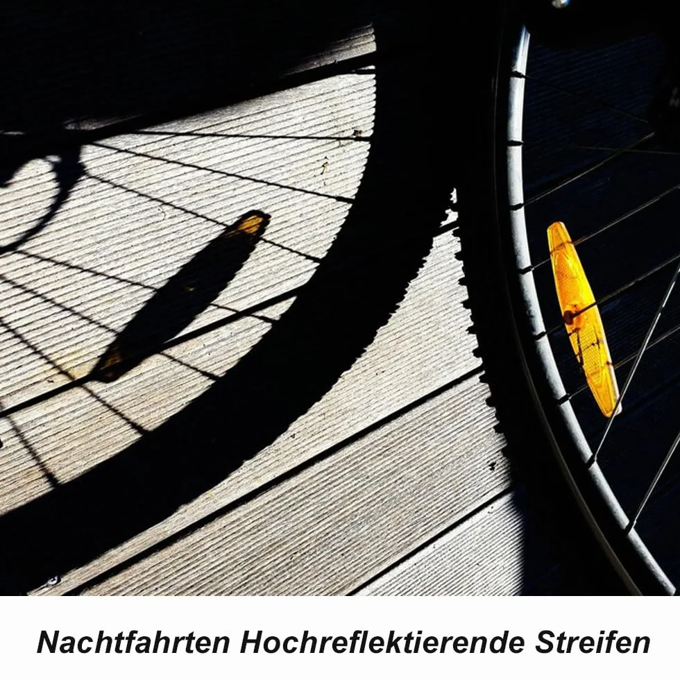 LATRAT Zestaw 6 sztuk odblasków rowerowych na szprychy, reflektory kocie oczy do MTB