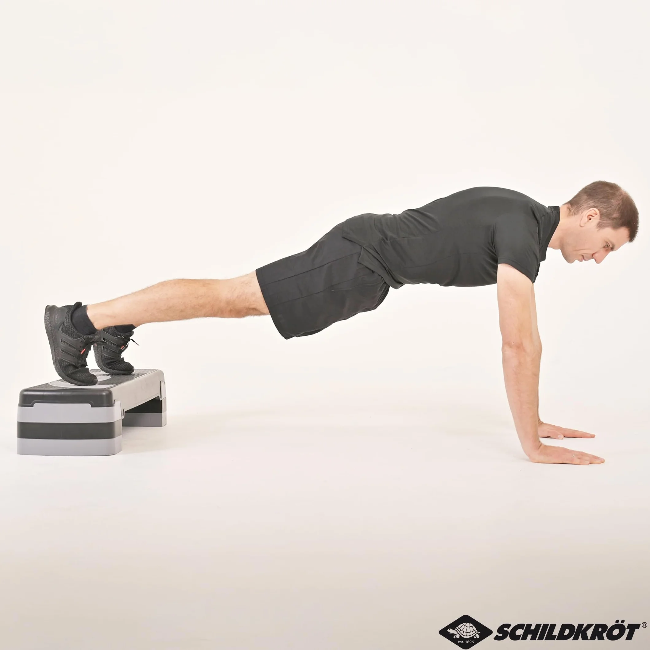 Schildkröt Stepper fitness | 3-stopniowa deska do stepowania do aerobiku do domu, antypoślizgowa powierzchnia i gumowe nóżki, maks. obciążenie do 150 kg