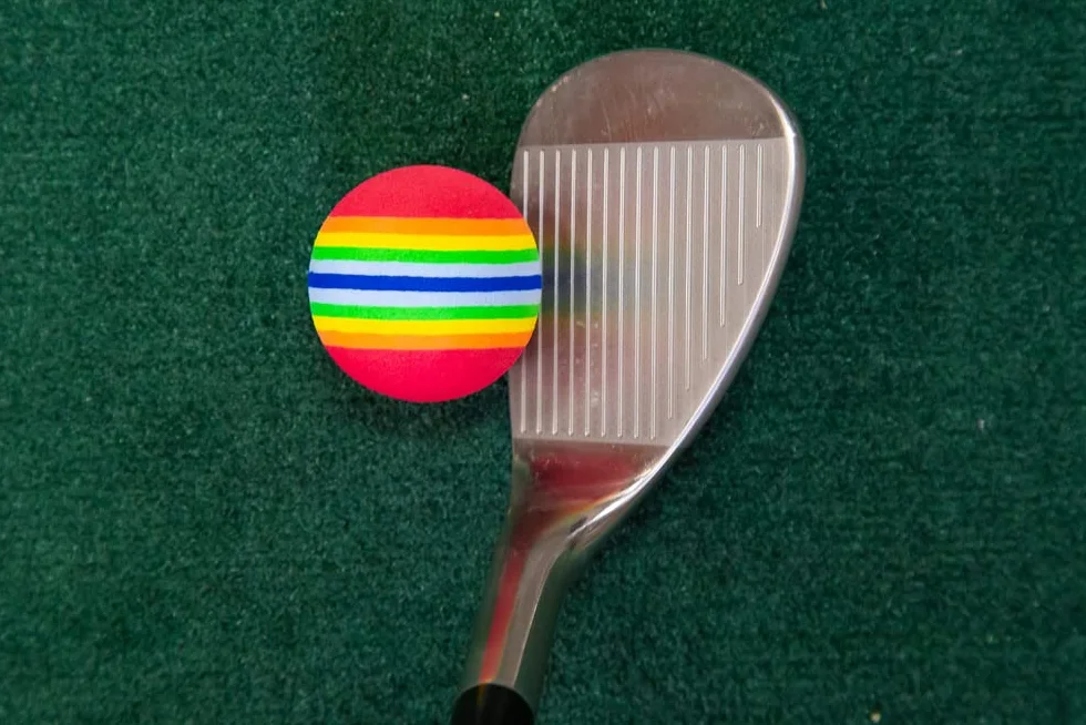 Longridge Piłki golfowe z pianki do ćwiczeń 6 sztuk wielokolorowe