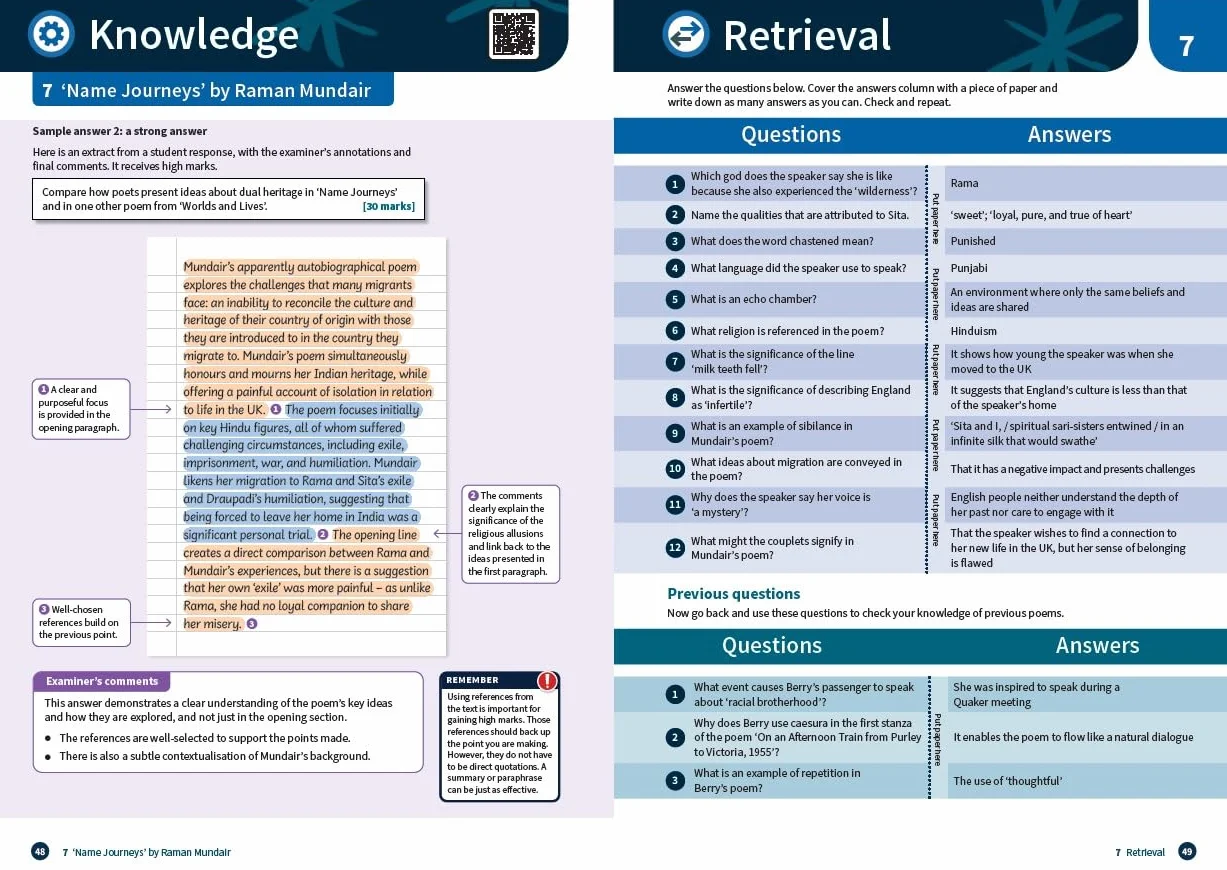 Oxford Revise: AQA GCSE English Literature: Worlds and Lives Poetry Anthology: For the 2026 Exams