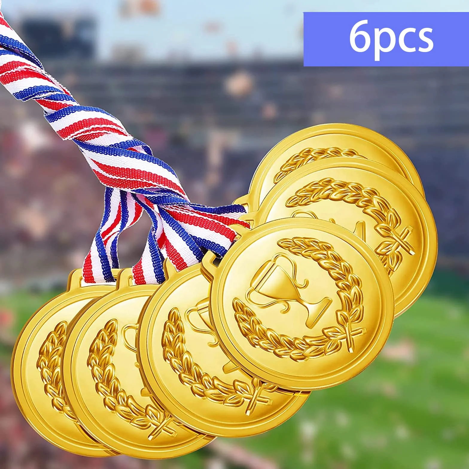 VIEVRE Złoty medal dla dzieci na prezent gości 6 sztuk