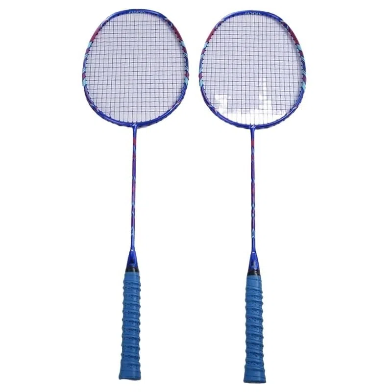 Badminton Racket Racket Fast Rebound Professional Training Racket Set(Blue)