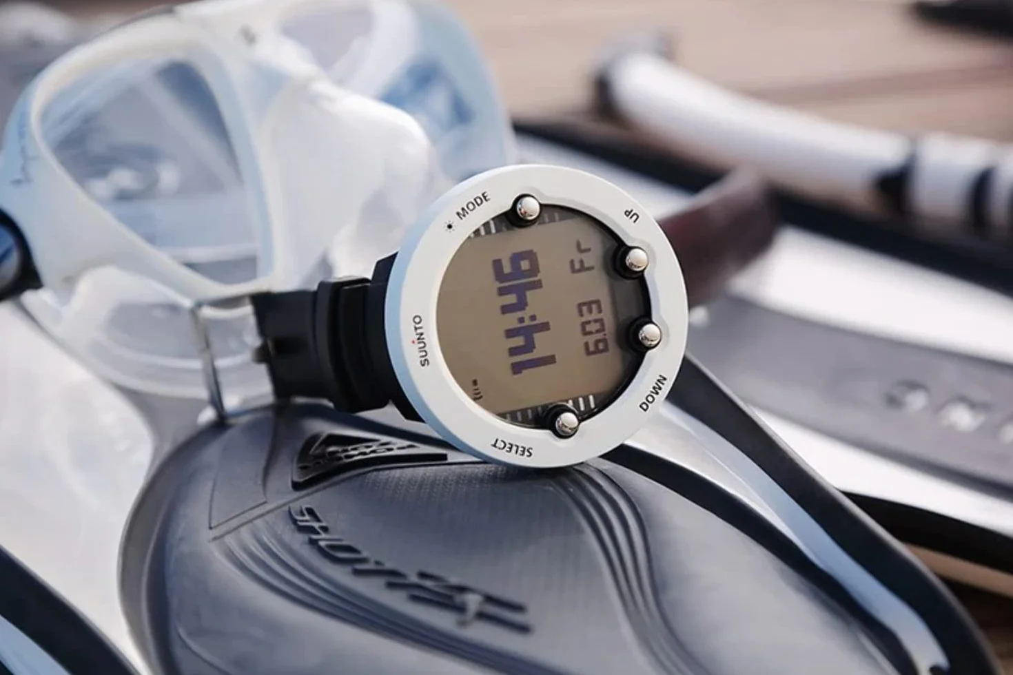 SUUNTO Vyper Novo Monitor Limitu Dekompresji, Biały, 6x3x11 cm