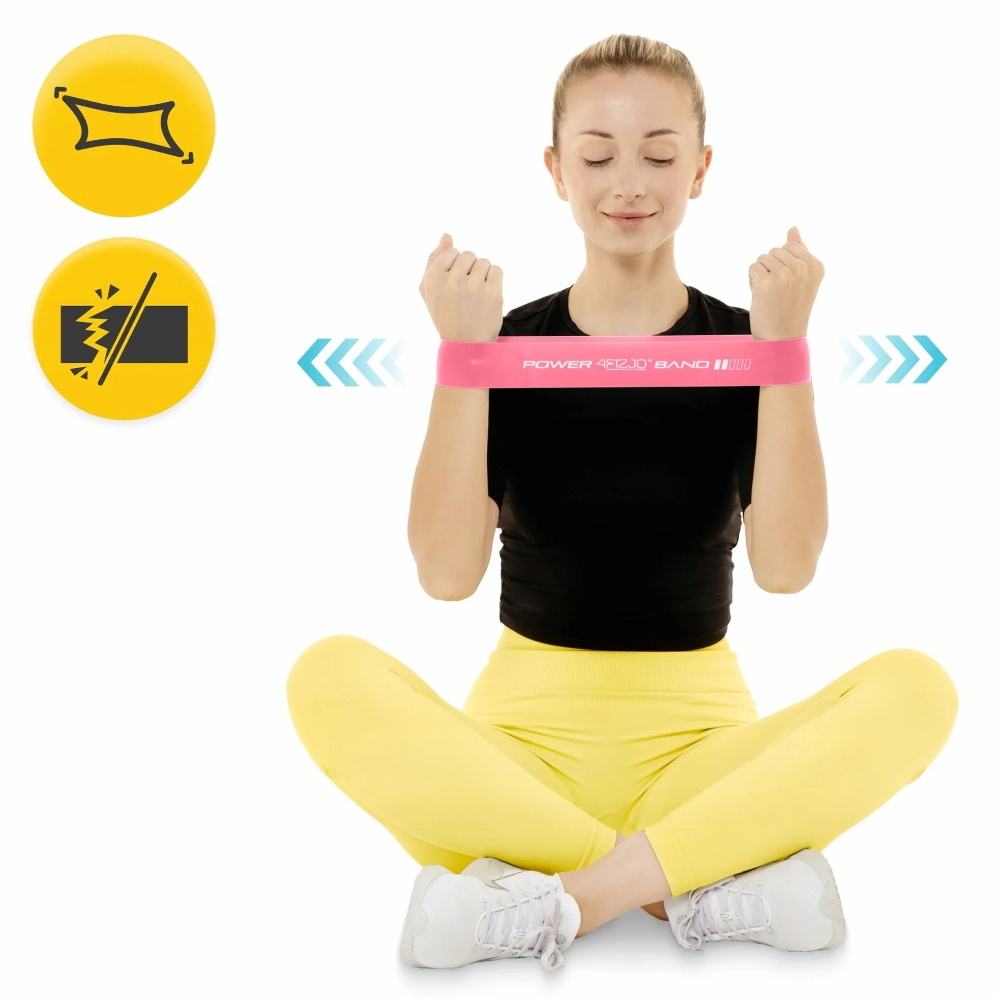GUMY OPOROWE ZESTAW 5 SZT. DO ĆWICZEŃ ROZCIĄGANIA MINI BAND 30 CM