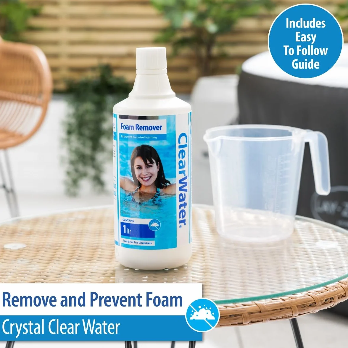 Clearwater Foam Remover CH0007 Środek do Basenów, 1 l