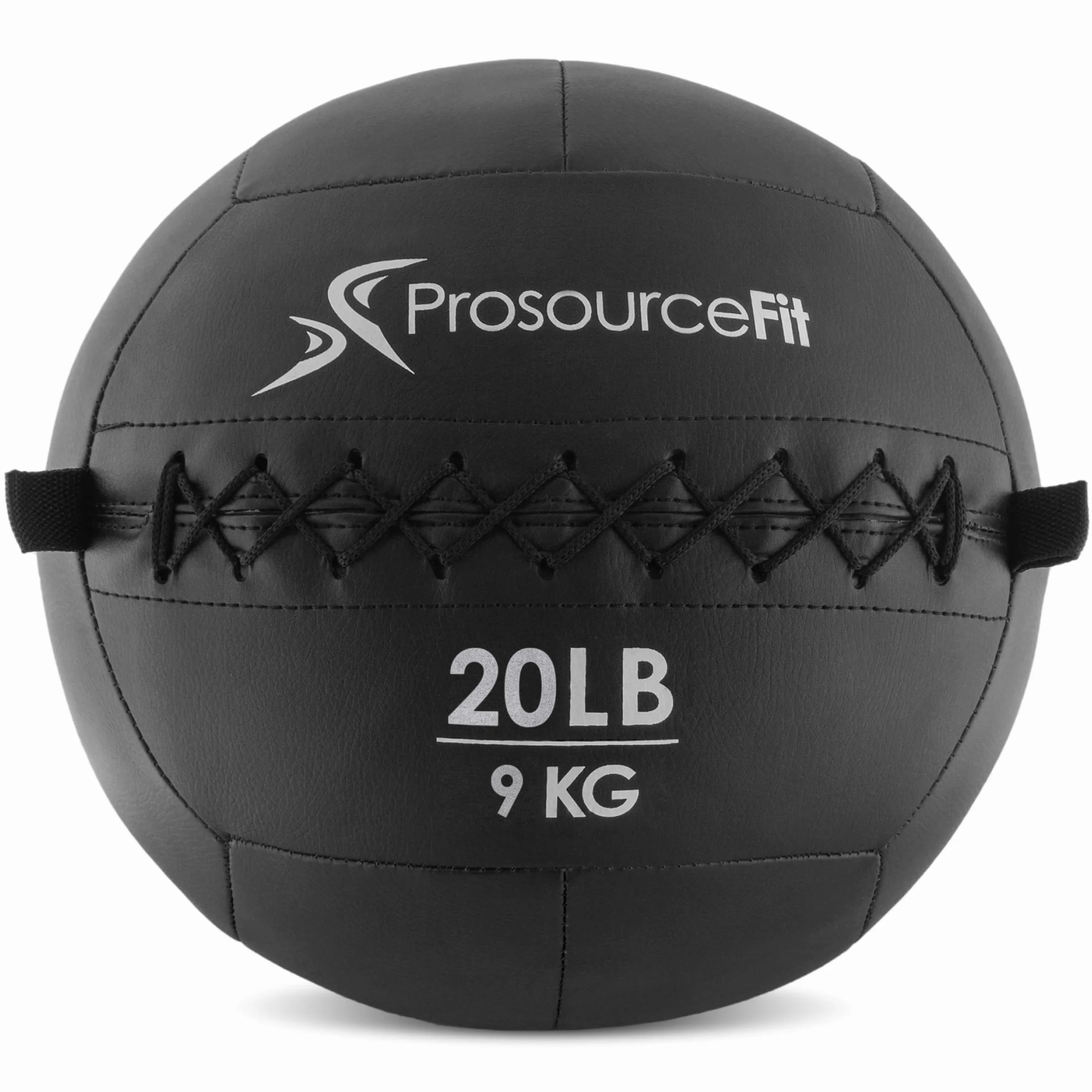 ProsourceFit Soft Medicine 20 lb piłka do ćwiczeń całego ciała, czarna