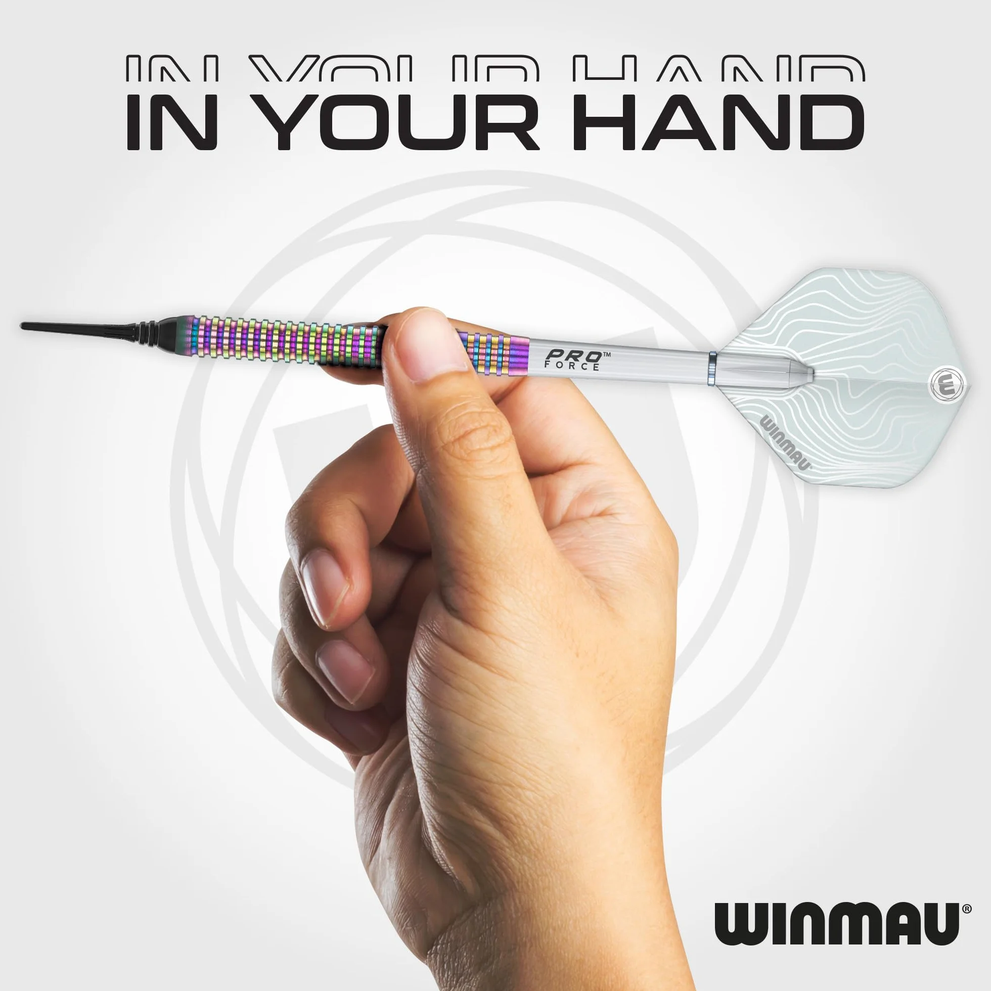 WINMAU Darts Solaris Urban 19g / 21g Pełna waga - Zestaw profesjonalnych lotek z miękkimi końcówkami wolframowymi, lotkami i trzonkami