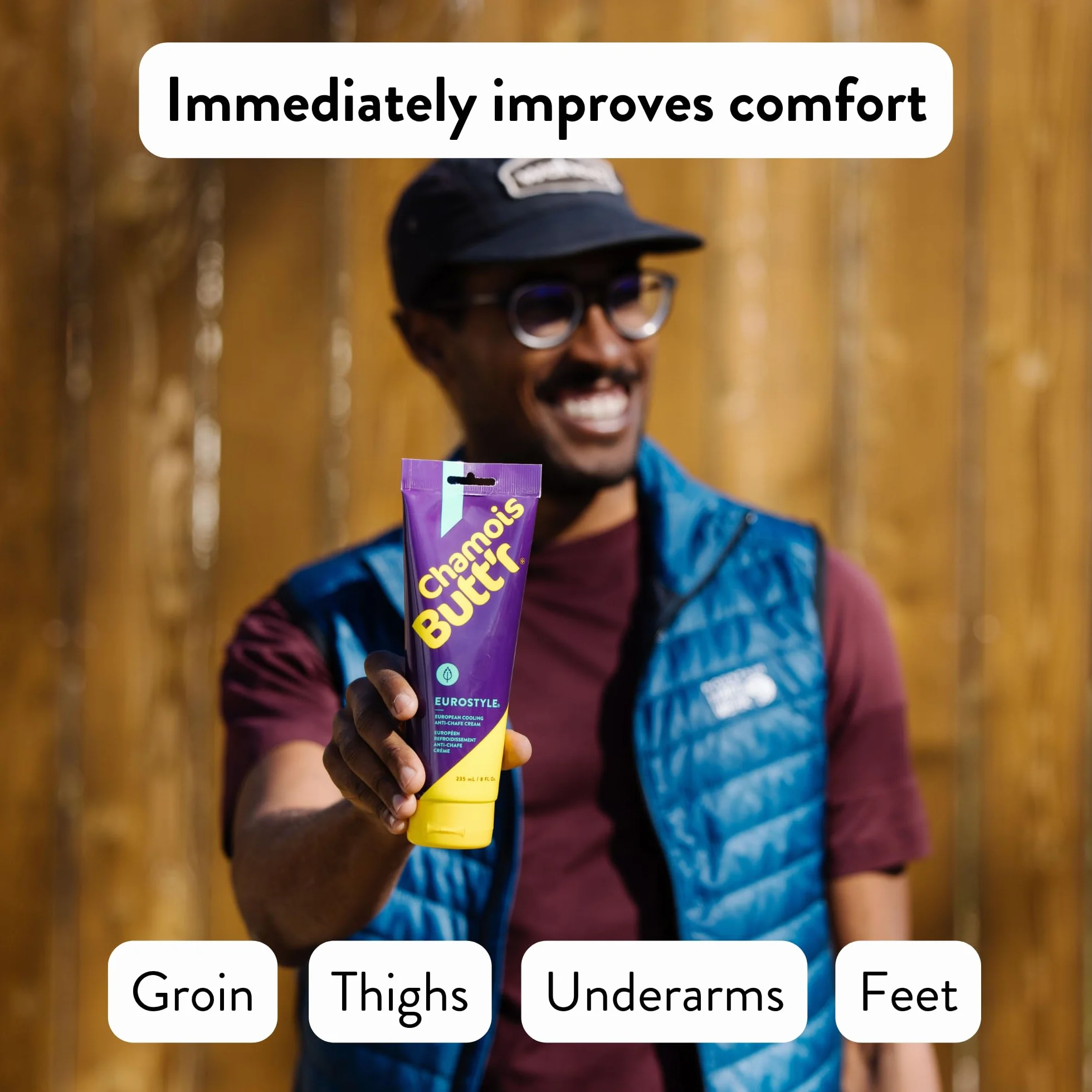 Chamois krem do siodełka Chamois Butt'r, uniseks, Eurostyle Cooling Formula, tuba 8 oz
