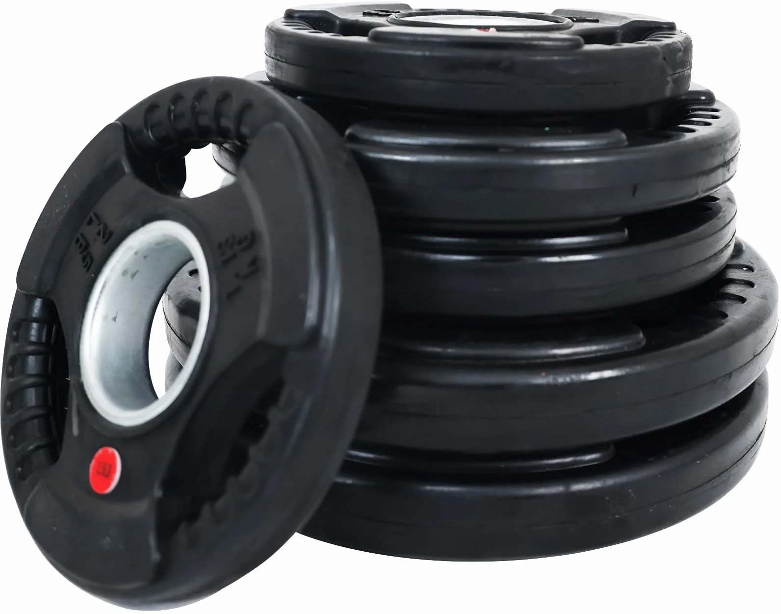 Signature Fitness Olympic 2-calowy żeliwny talerz do treningu siłowego, zestaw 15,9 kg