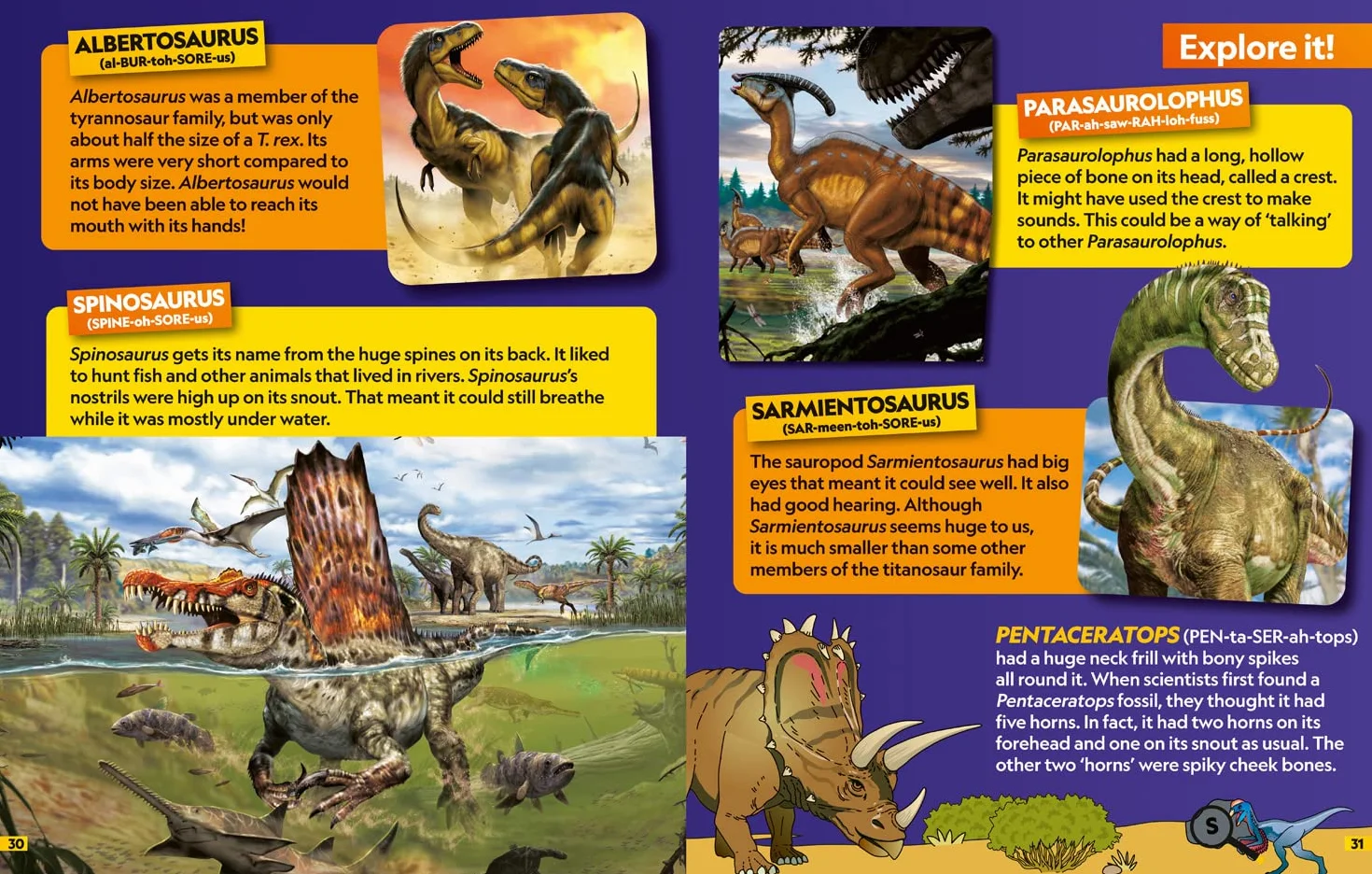 Dinosaurs Find it! Explore it!: More than 250 things to find, facts and photos!