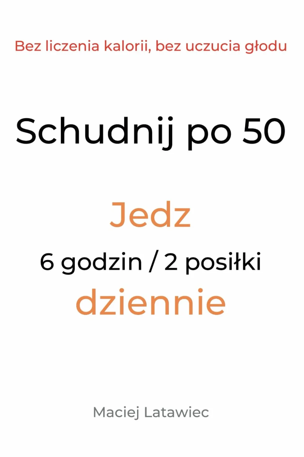 Schudnij po 50: Jedz 6 godzin / 2 posiłki dziennie