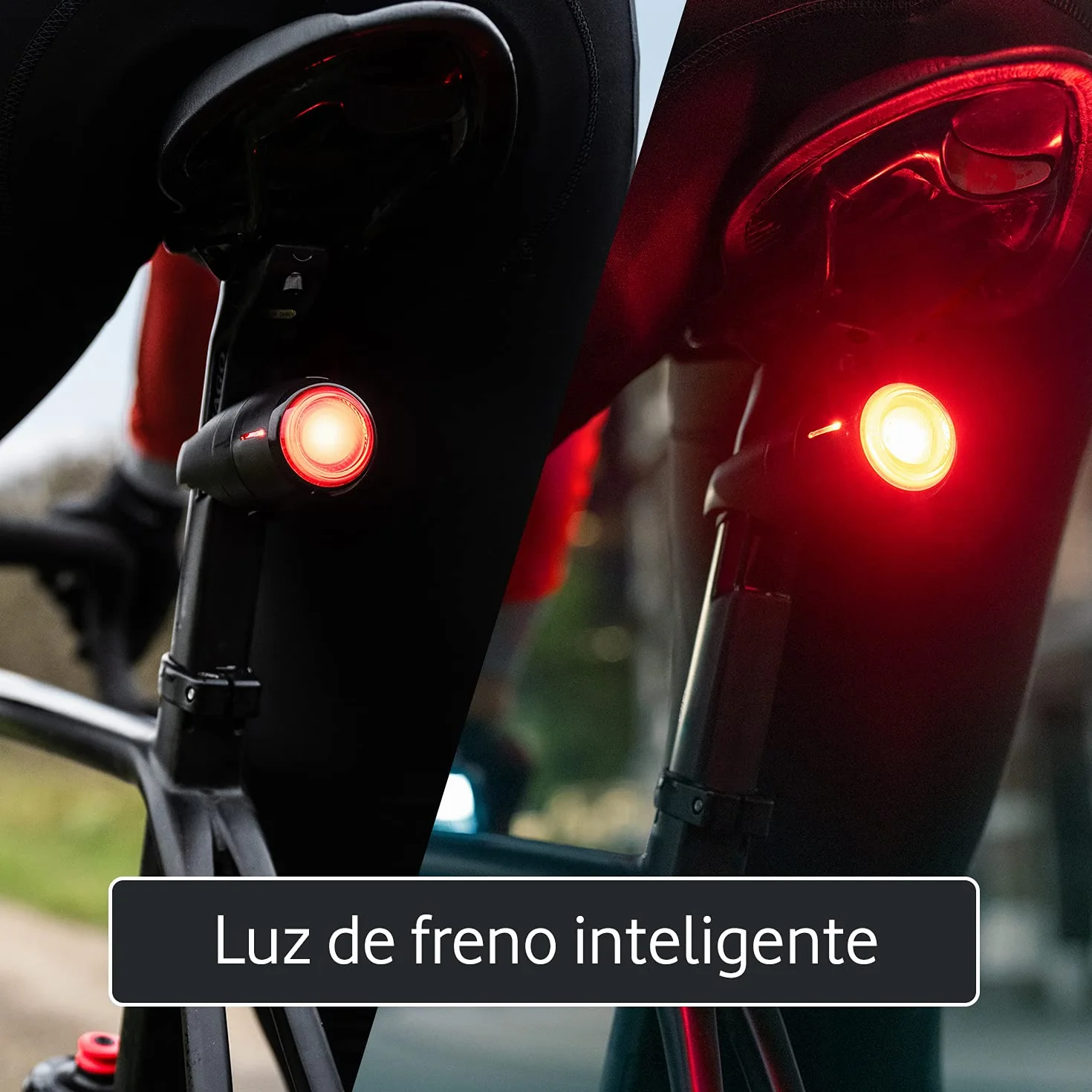 Vodafone Inteligentne tylne światło rowerowe, Curve Bike LightGPS Tracker - światło hamowania z lokalizatorem GPS, wykrywanie uderzeń i alarm bezpieczeństwa zawiera subskrypcję 6 miesięcy, czarny