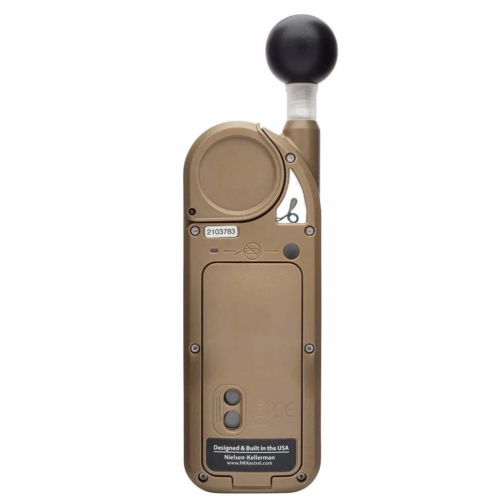 Kestrel 5400 Heat Stress Tracker Pro z łącznikiem kompasem uchwytem łopatkowym jasnobrązowy
