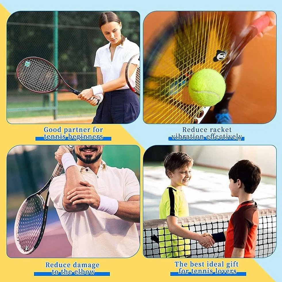 Amortyzator tenisowy, śmieszna rakieta tenisowa amortyzator amortyzator, 2024 pikantne/agresywne przypomnienie o tym, aby zachować G Tennis