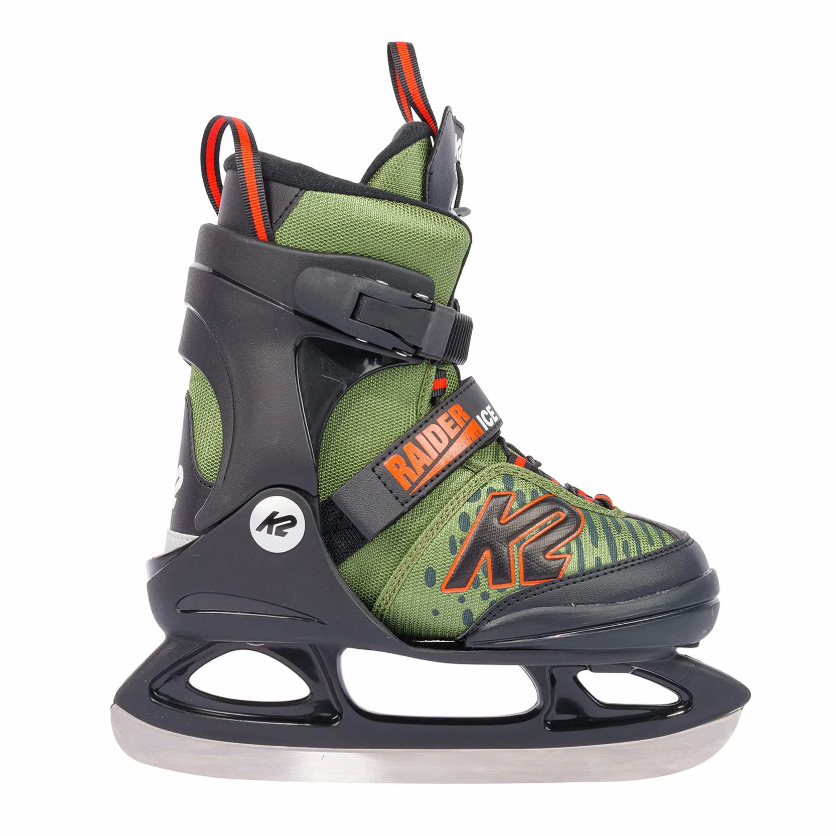 K2 Łyżwy chłopięce Raider Ice, zielono-pomarańczowe, 25G0110.1.1.S
