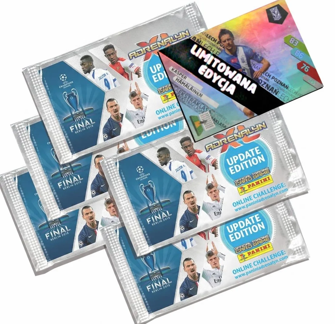 Adrenalyn XL Karty 5+1 Blister UEFA Update Edition Final Berlin 2015