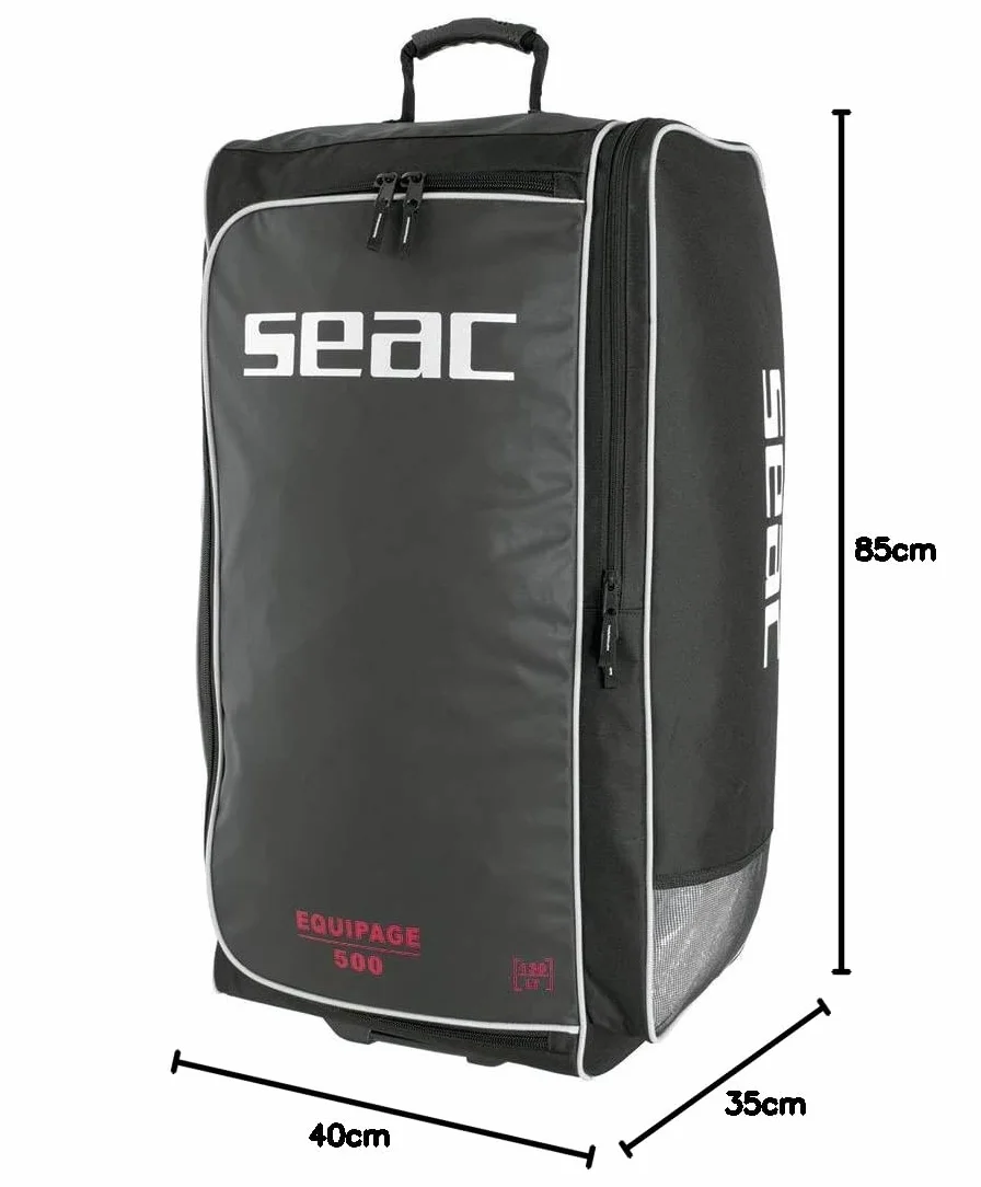 Seac Equipage 500 to walizka na sprzęt do nurkowania o wymiarach 85x40x35 cm