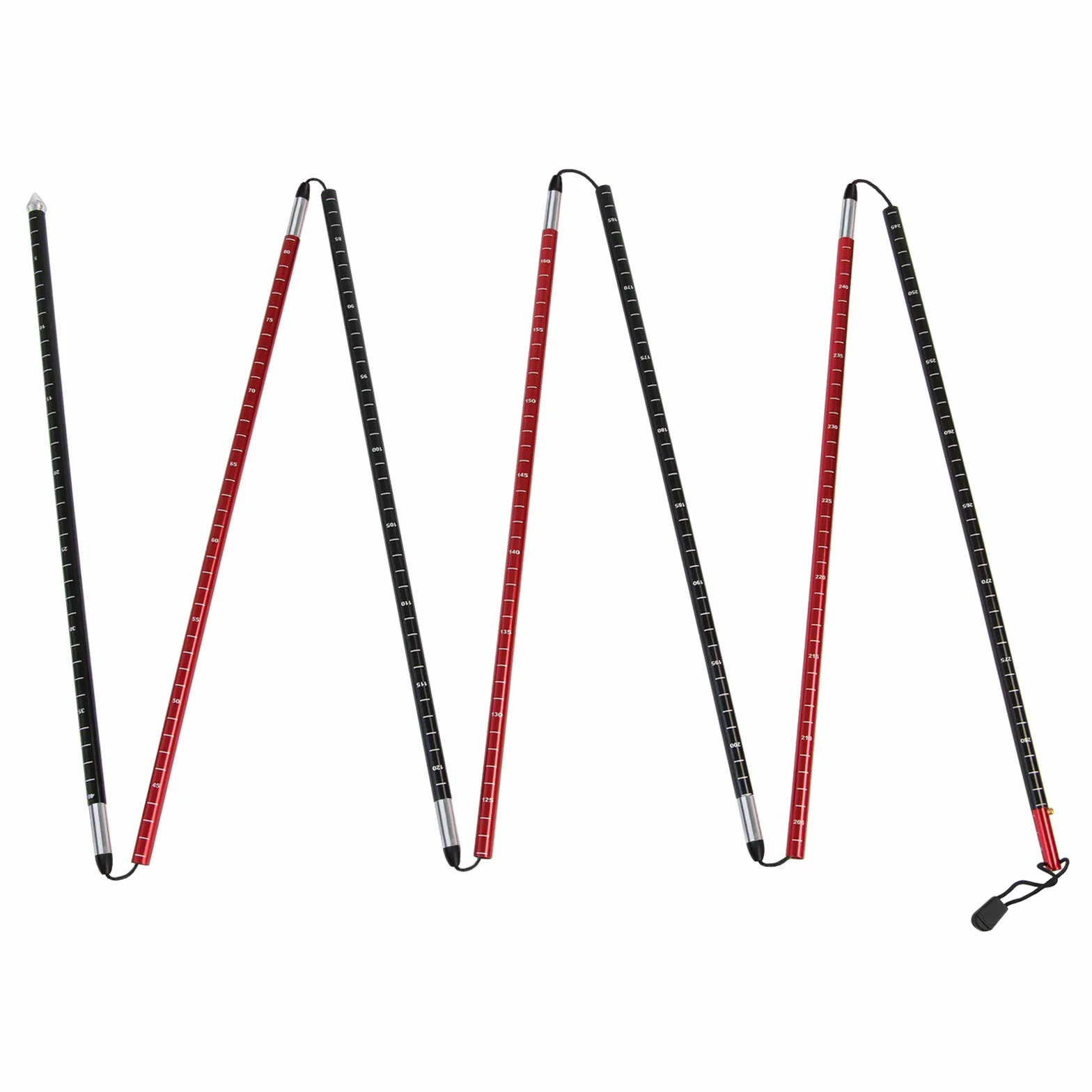 ALPIDEX Sonda lawinowa sonda śnieżna aluminiowa 260 cm lub 320 cm