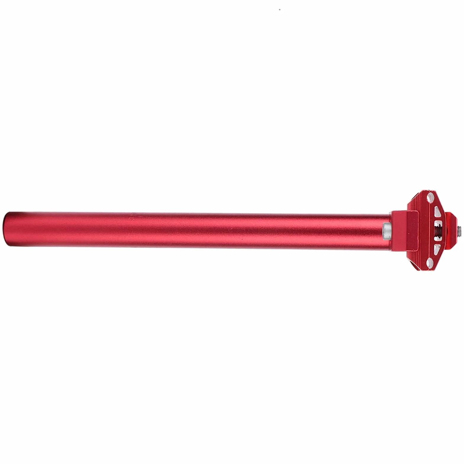 Sztyca Rowerowa 1 Cal 25,4 x 300 mm Chrome Aluminium Stop Odporny na Wstrząsy Rower Szosowy Górski Srebrny