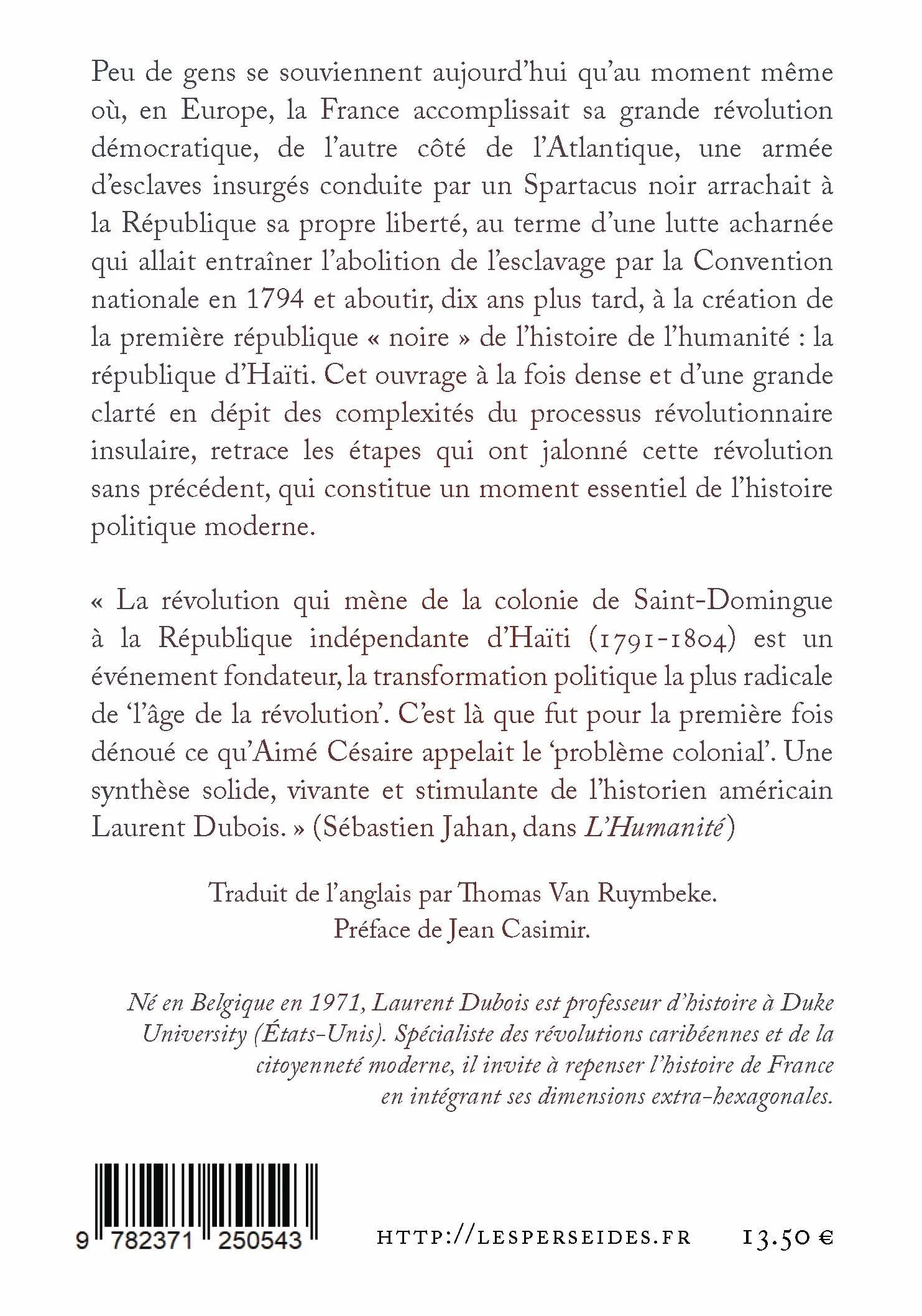 Les vengeurs du Nouveau Monde: Histoire de la Révolution haïtienne (1791-1804)