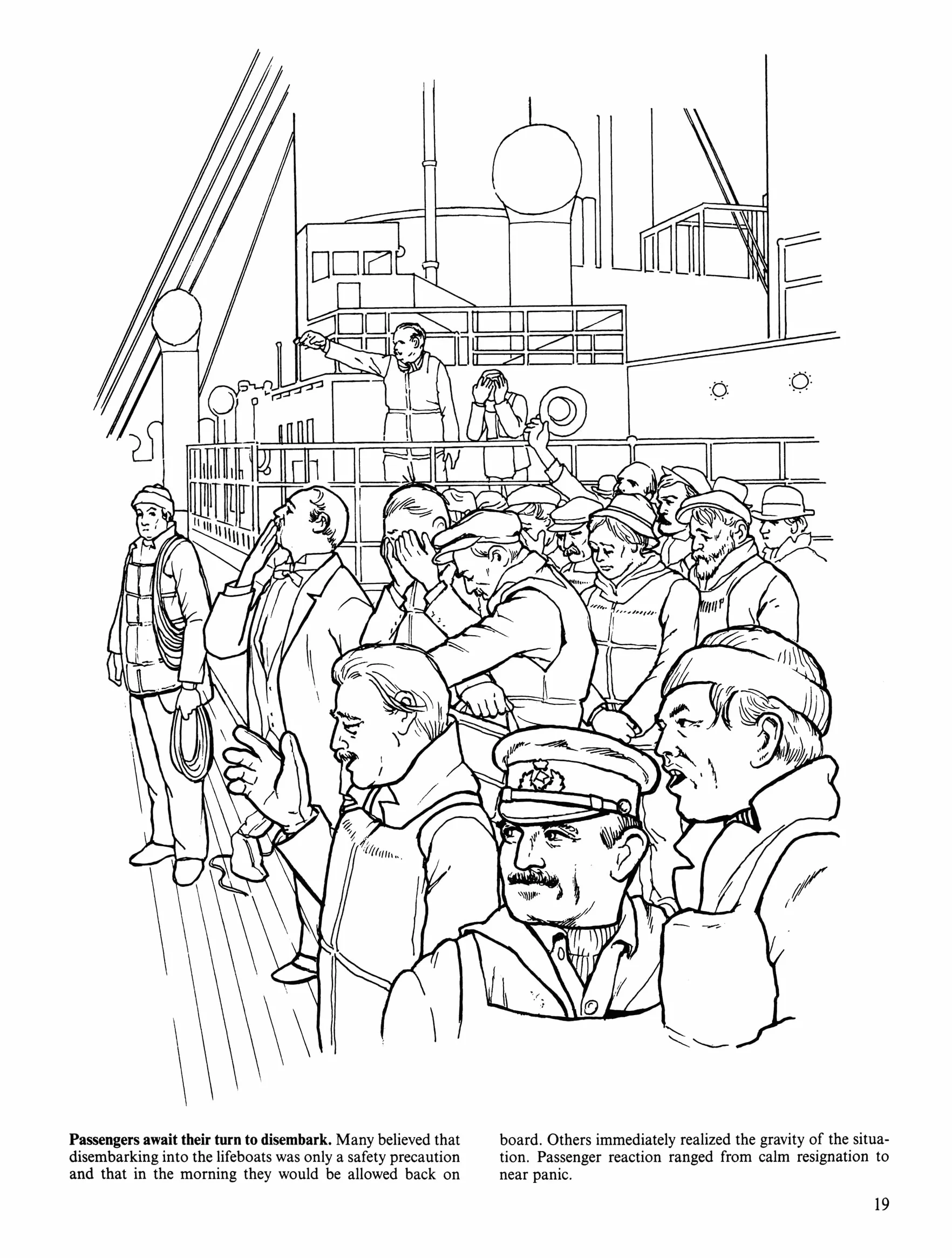 The Titanic Coloring Book