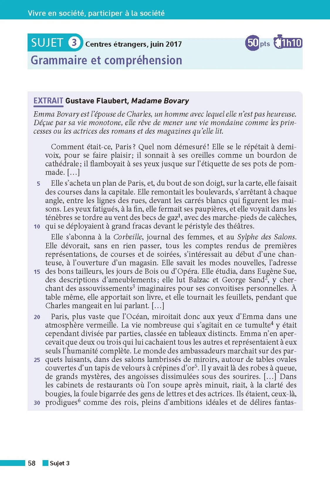 Annales ABC du Brevet 2026 - Français 3e - Sujets et corrigés + fiches de révisions