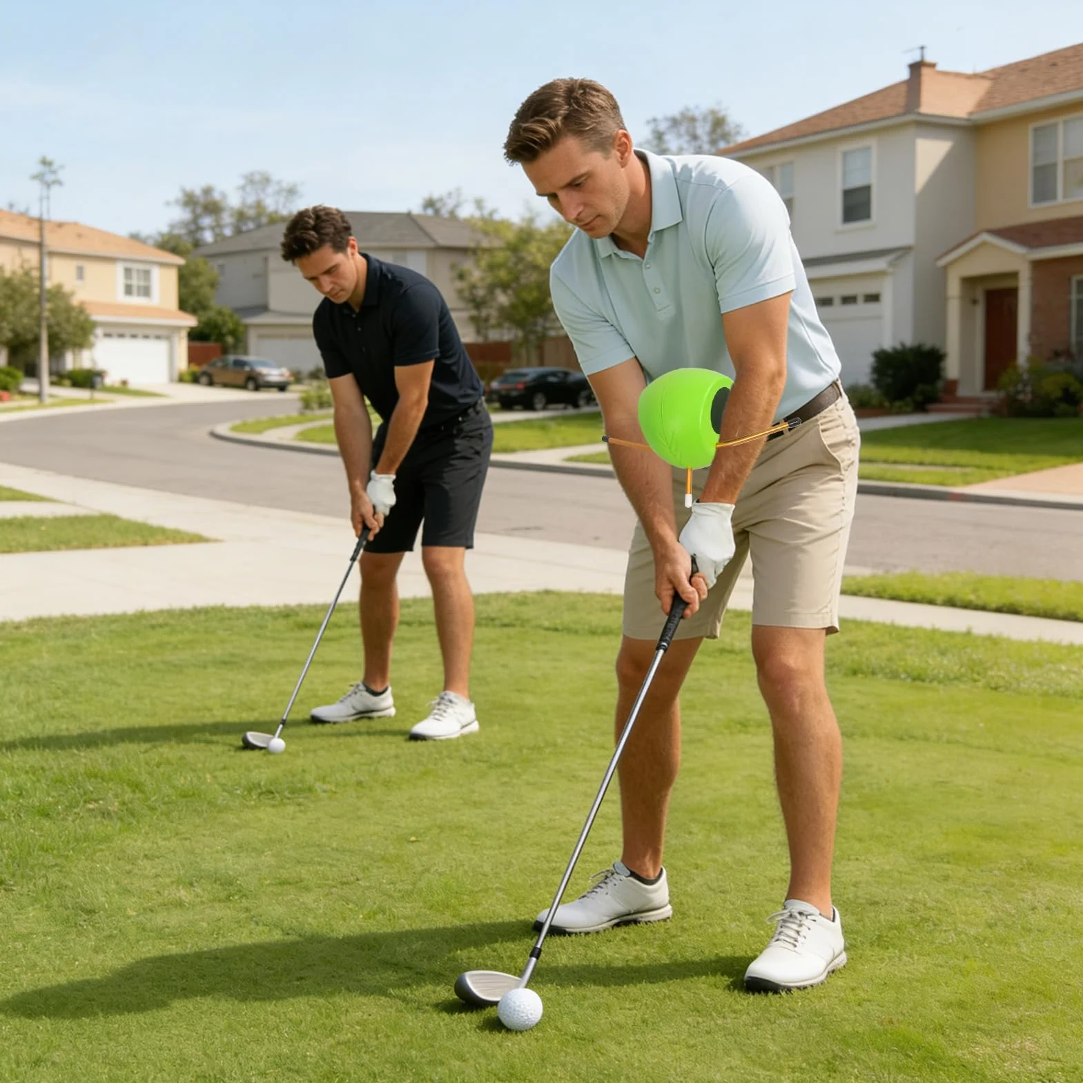The Connector Golf, ulepszające pozycjonowanie dłoni, inteligentna piłka golfowa pomoc treningowa, dla golfistów uderzających w podwórko dla kobiet mężczyzn sportów na świeżym powietrzu dla