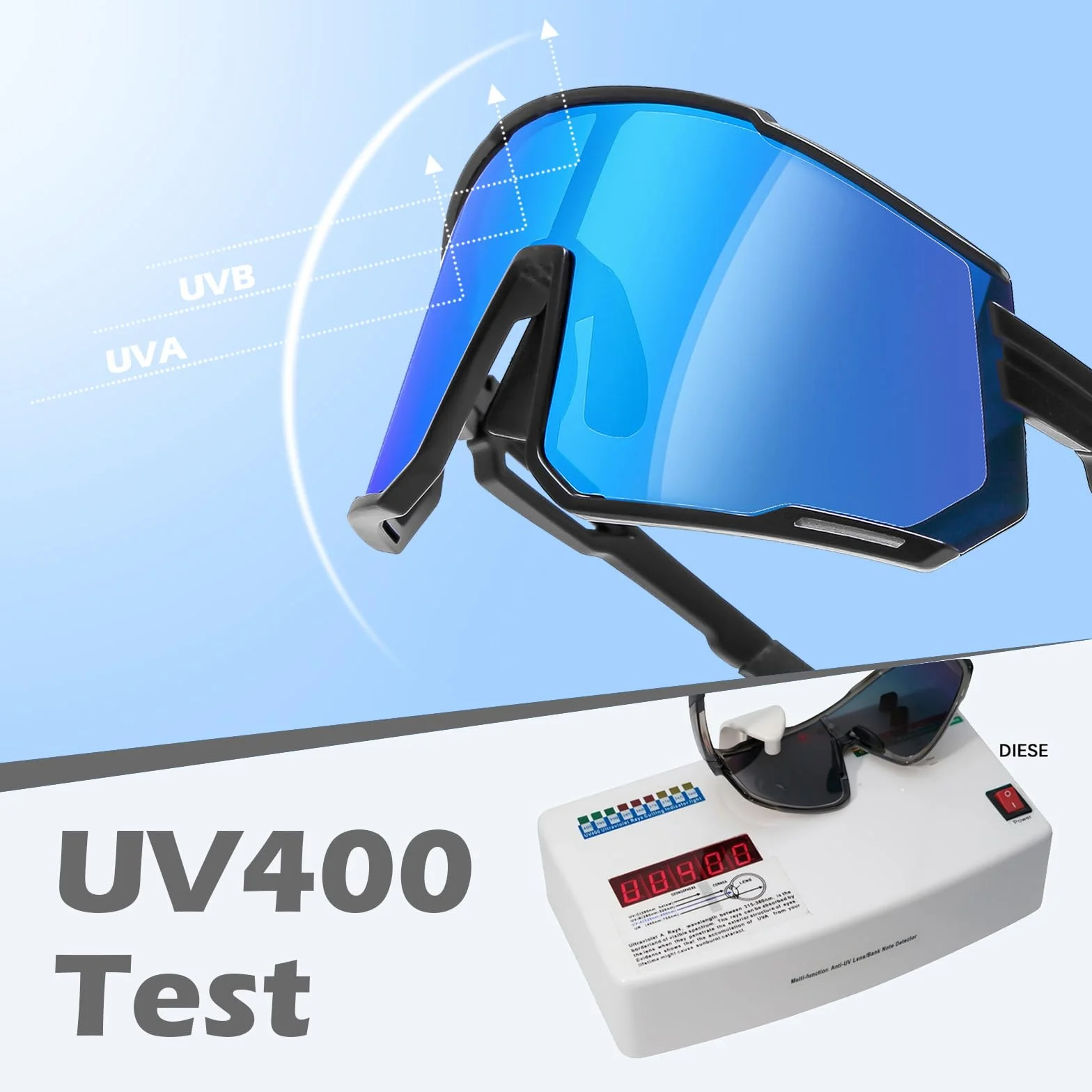 Polaryzowane okulary rowerowe dla mężczyzn i kobiet, sportowe okulary przeciwsłoneczne, do jazdy na rowerze, TR90, jazdy na rowerze, MTB, biegania, baseballa, wędkowania,