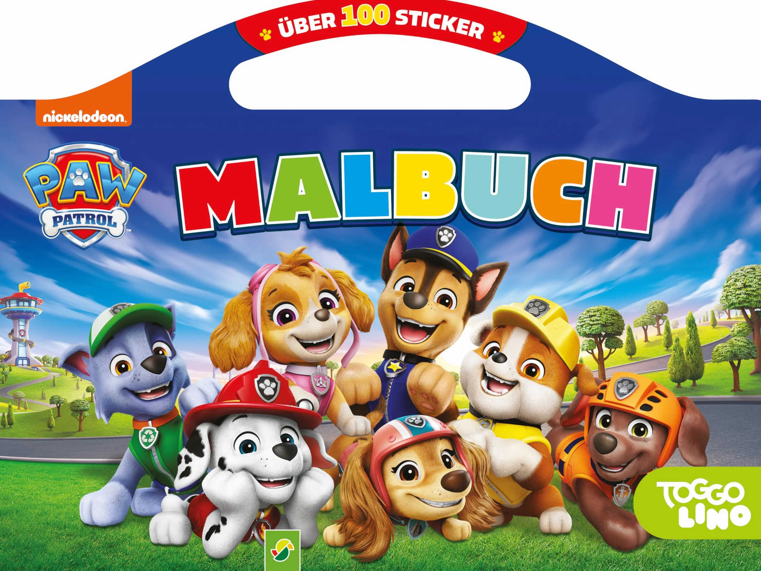 PAW Patrol Malbuch: Mit über 100 Stickern