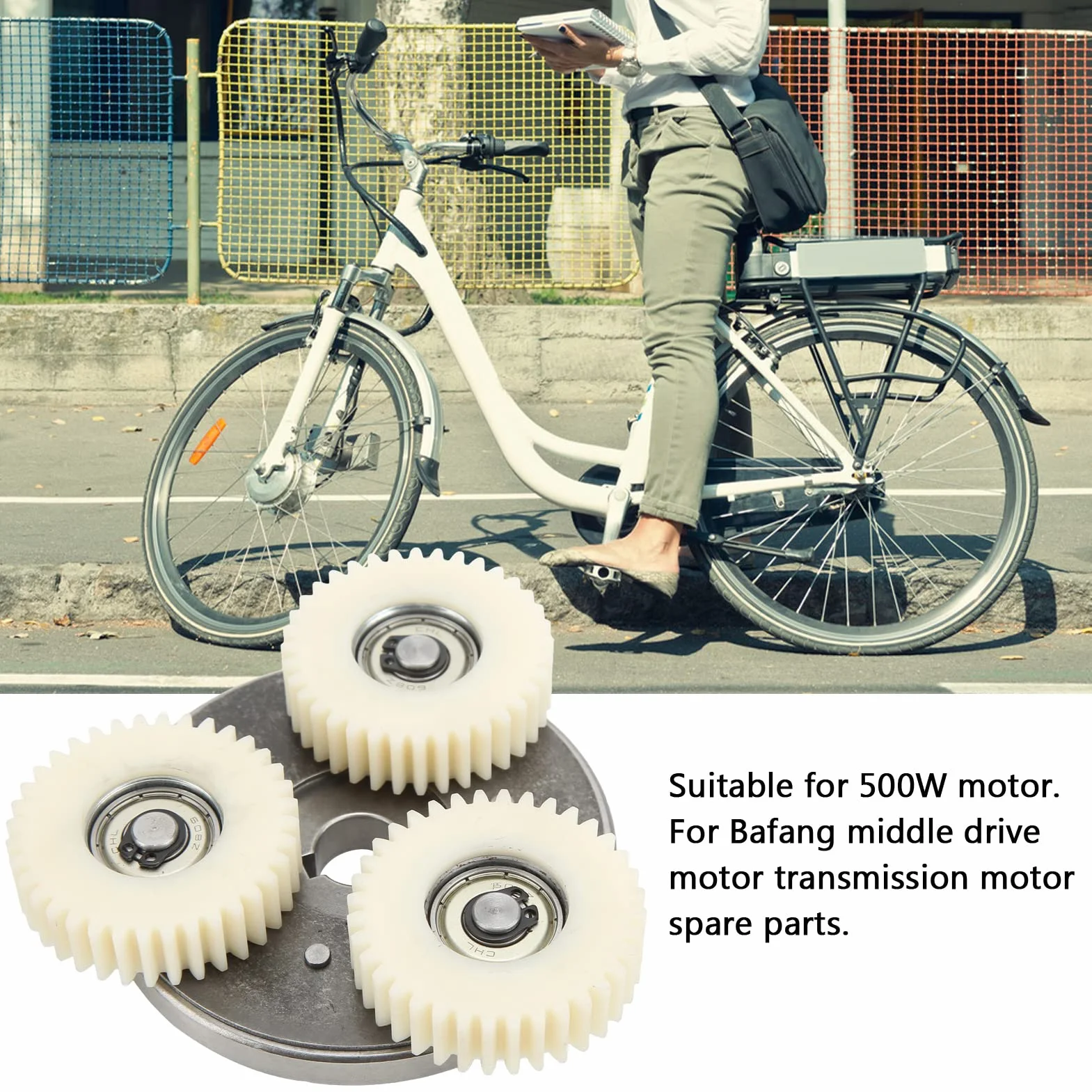 Silnik rowerowy elektryczny zestaw przekładni planetarnych 36T 88mm kompatybilny Bafang 500W-750W