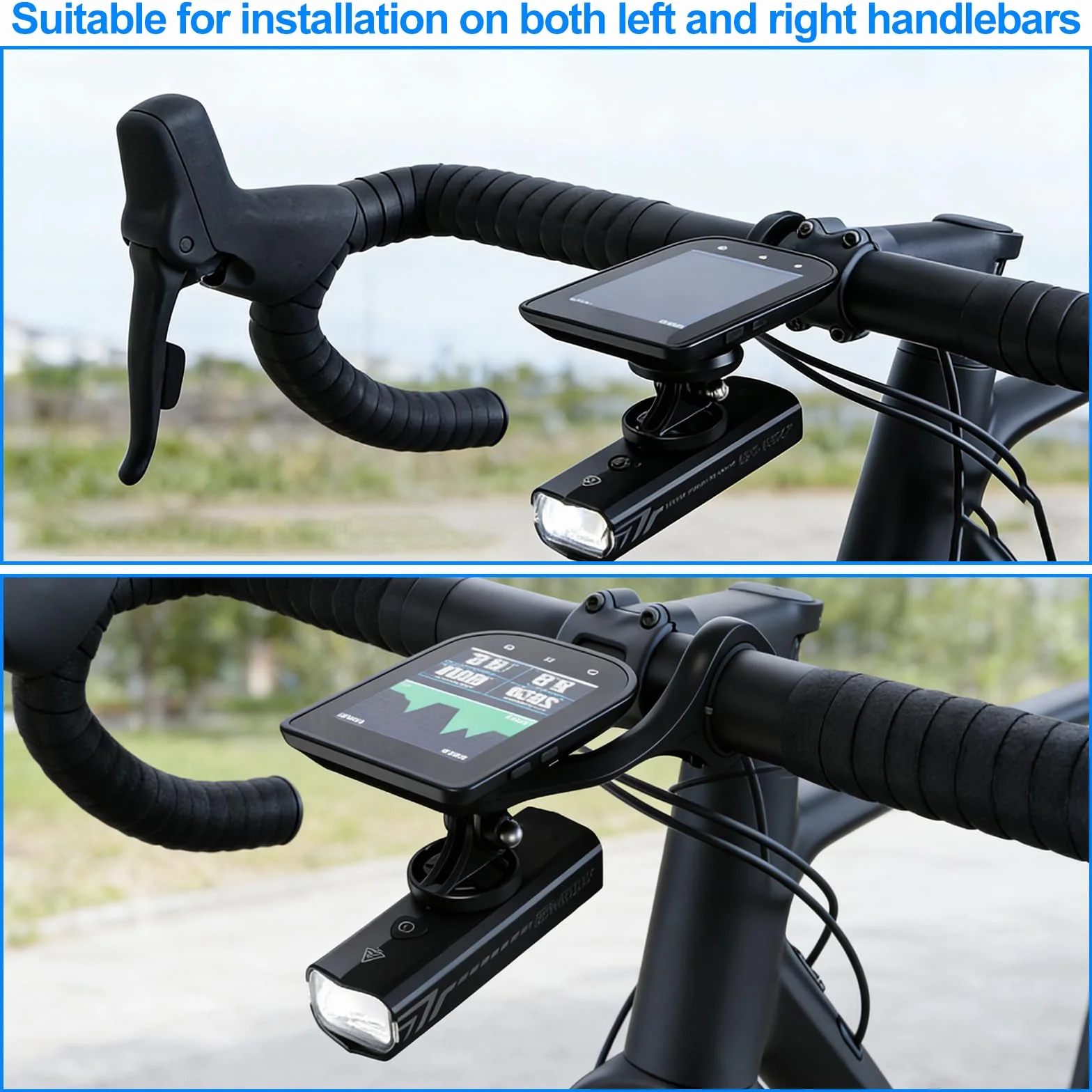 Uchwyt na kierownicę rowerową kompatybilny z Garmin Edge GPS XOSS G/G+ MTB-M5