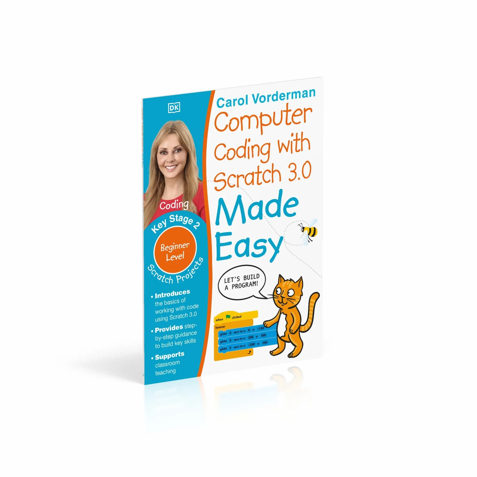 Computer Coding with Scratch 3.0 Made Easy, Ages 7-11 (Key Stage 2): Beginner Level Computer Coding Exercises (Made Easy Workbooks)