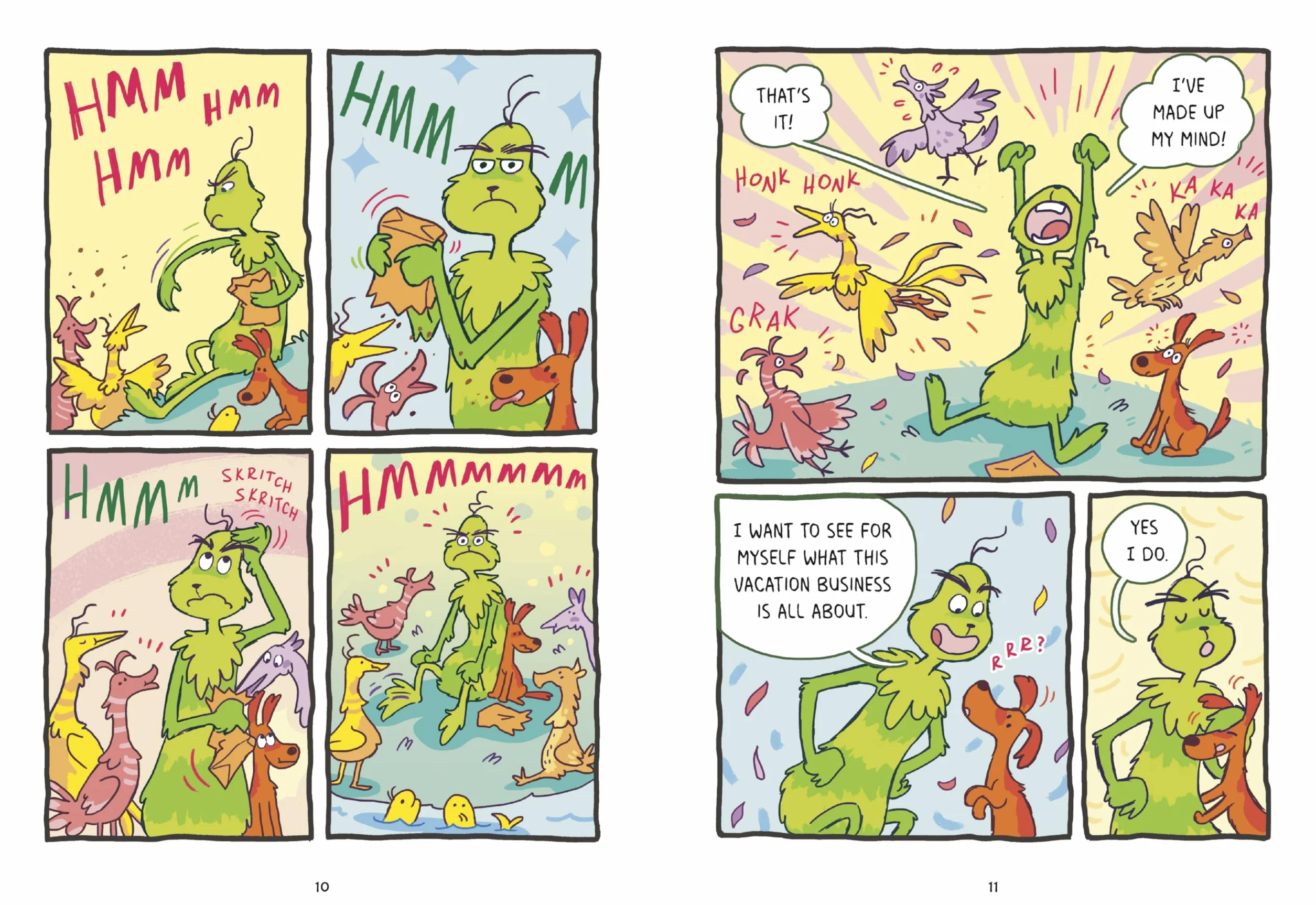 Dr. Seuss Graphic Novel: The Grinch Takes a Vacation: A Grinch Story