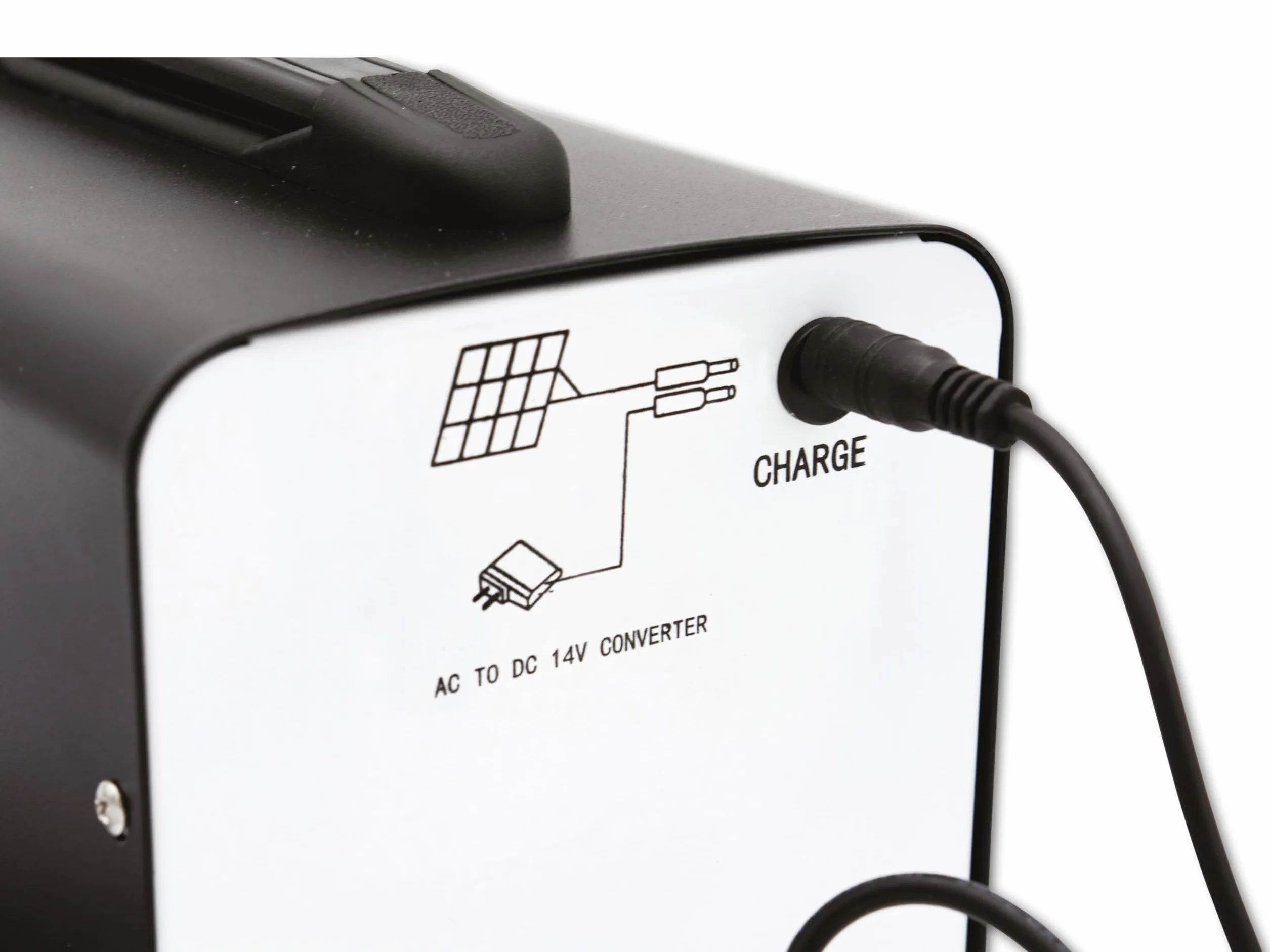 Technaxx TX-200 solarna stacja zasilająca 18 W składany panel słoneczny 4 żarówki LED na zewnątrz kemping awaryjny