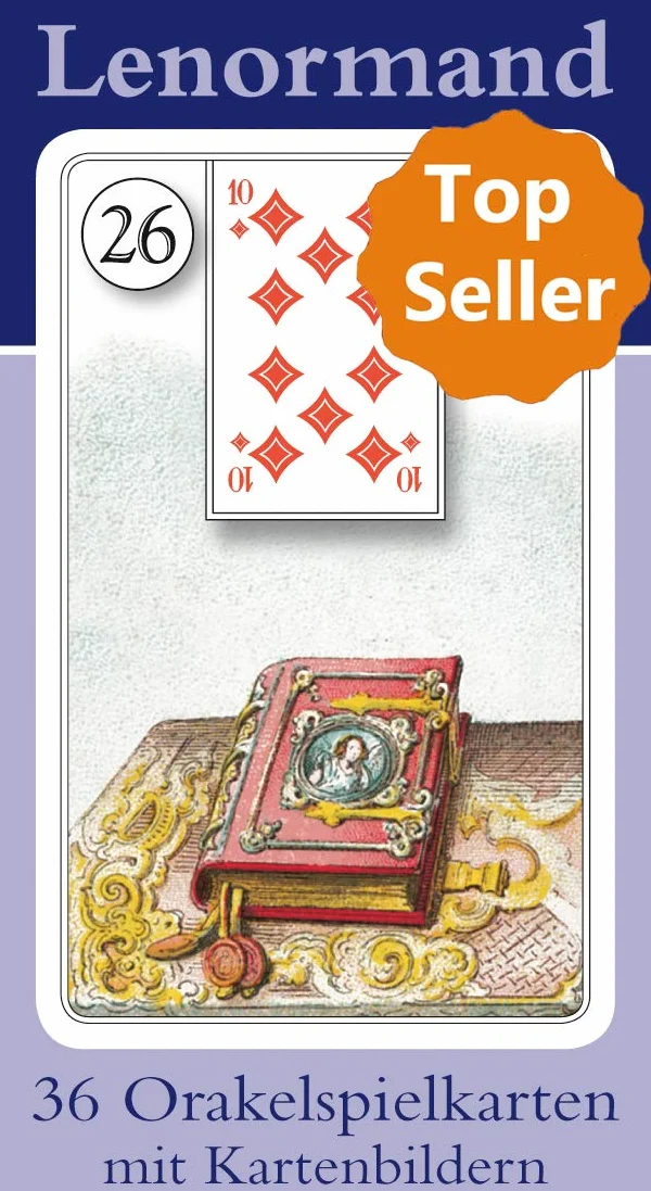 Lenormand Orakelkarten mit Kartenabbildungen: 36 Orakelkarten