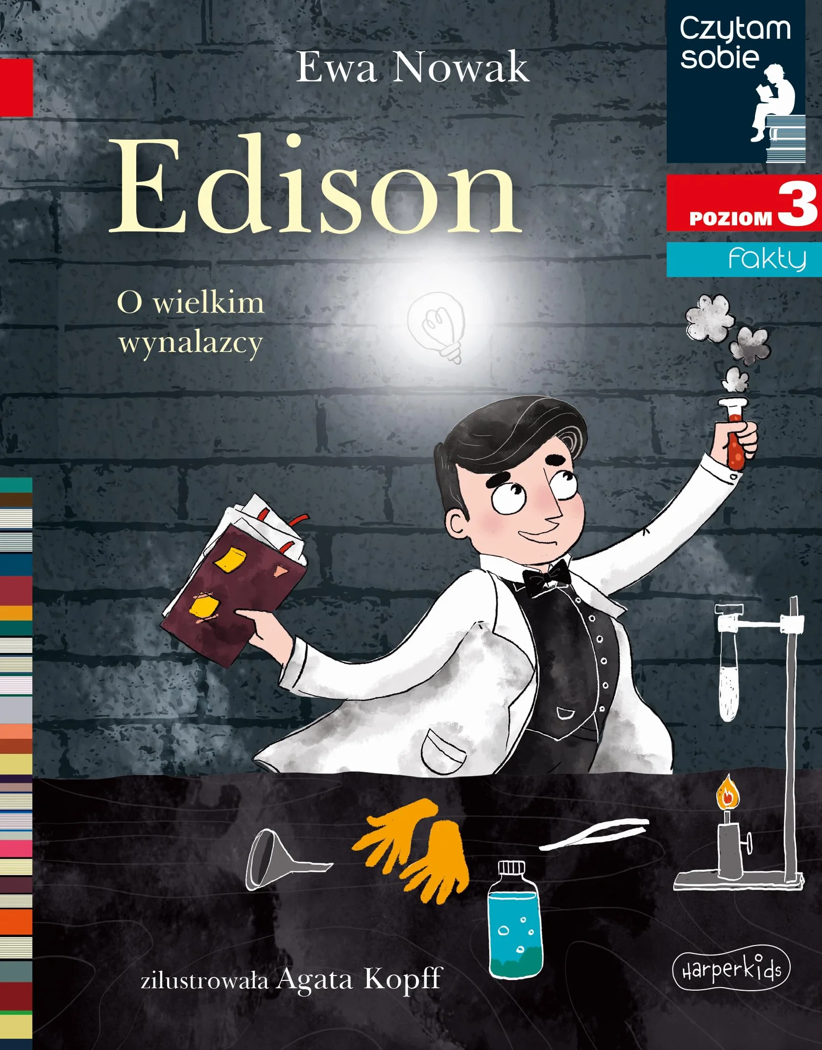Edison. O wielkim wynalazcy. Czytam sobie. Poziom 3
