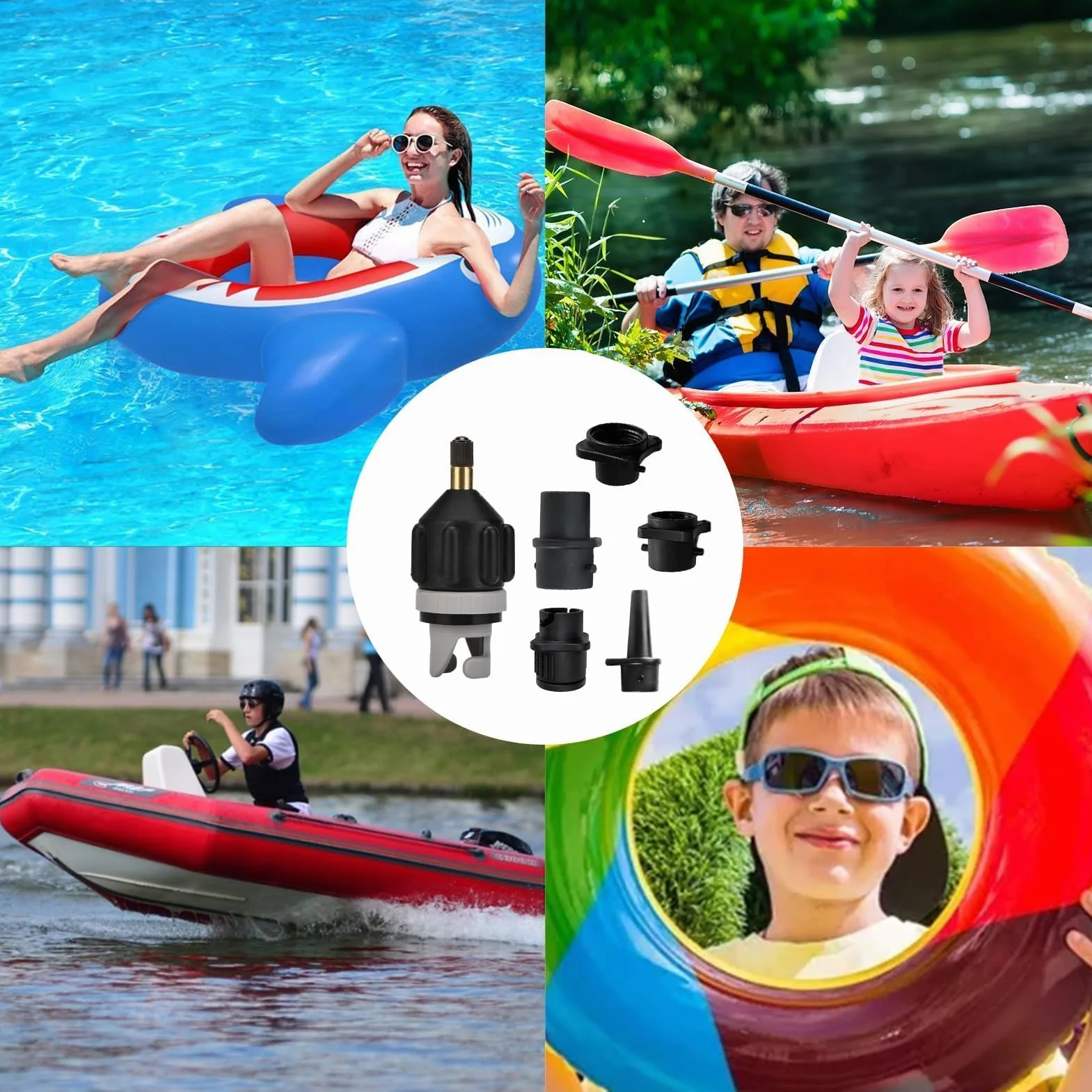 Sprießen Adapter do zaworu Sup, adapter do pompy Sup, zasilacz do pompy sprężarki, adapter zasilacza z dyszą gazową