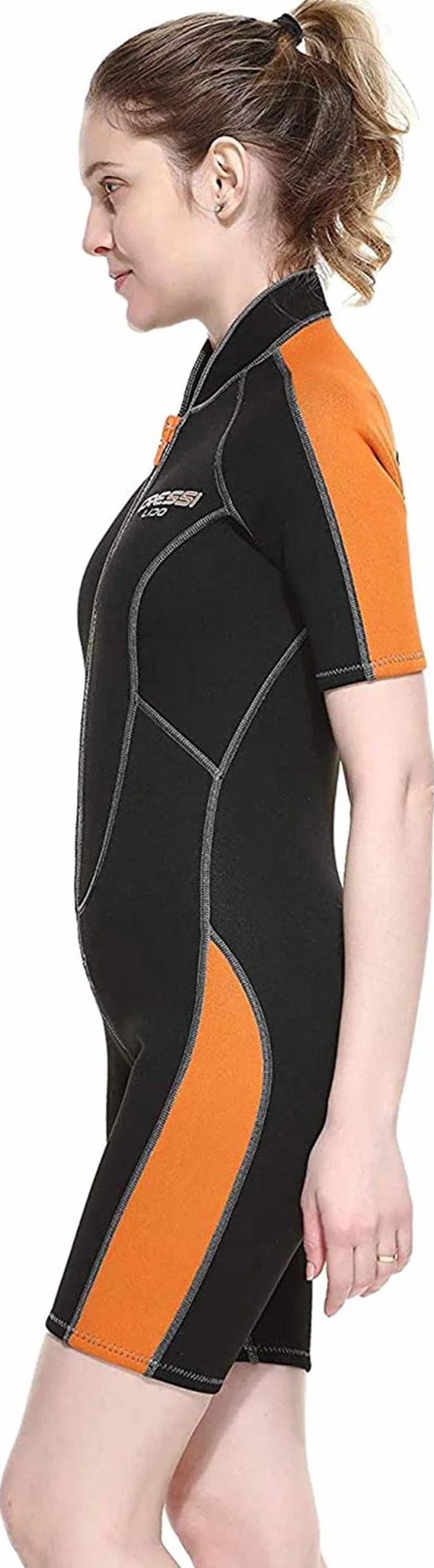 Cressi Lido Lady Shorty kombinezon damski, krótki kombinezon do nurkowania, pływania i sportów wodnych, ultra rozciągliwy neopren 2 mm