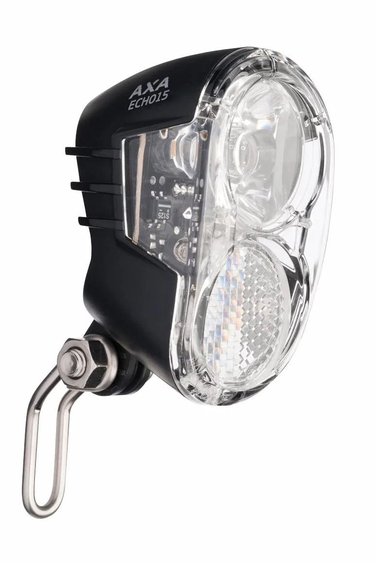 Axa Echo Lampa Rowerowa Czarny 10 x 5 x 3 cm