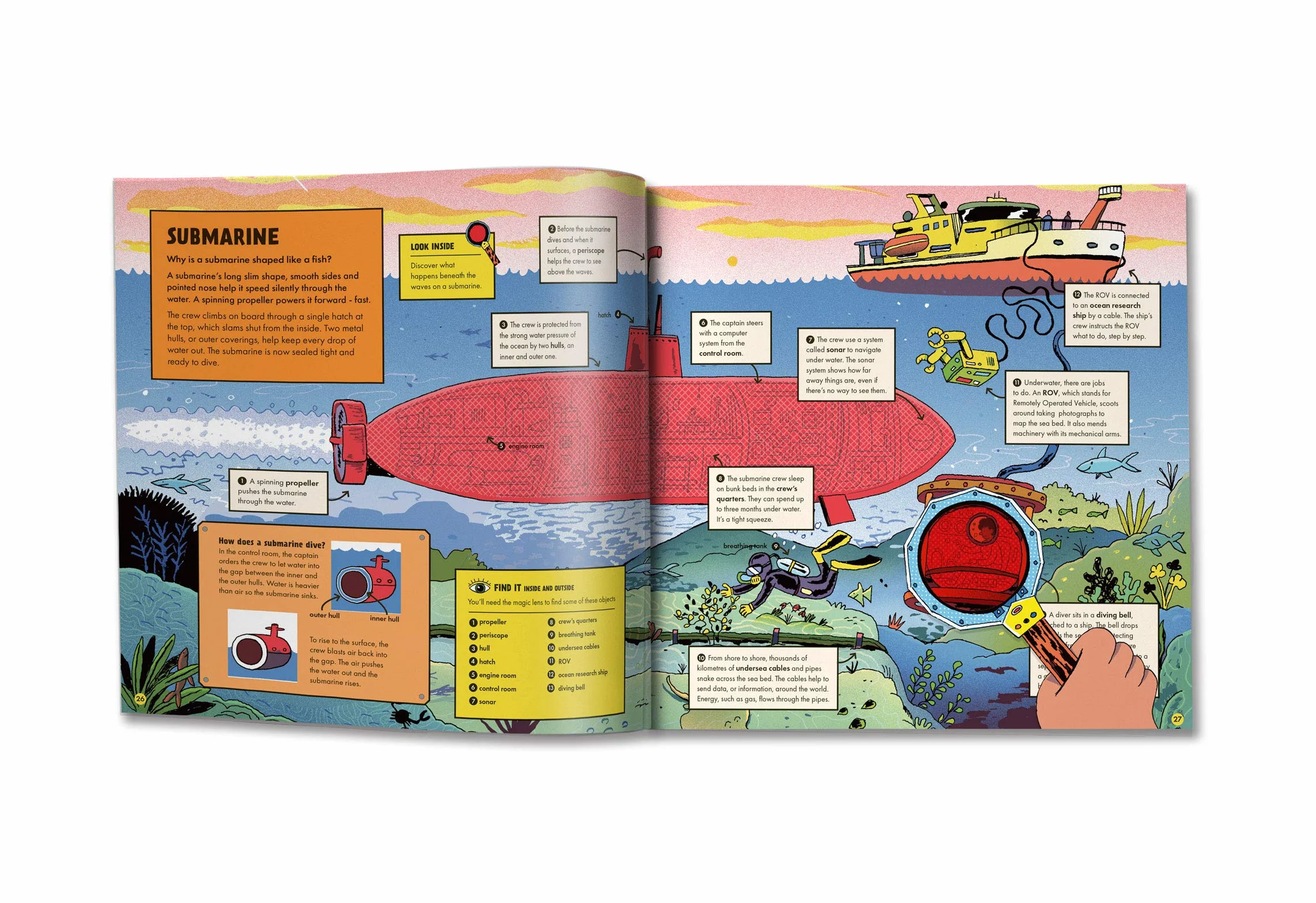 Marvellous Machines: A Magic Lens Book: 1
