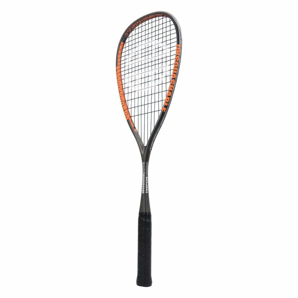 Unsquashable Inspire Y-4000 kij do squasha z długim rękawem, 100% grafitowy, świetny Allround Racket, 296167