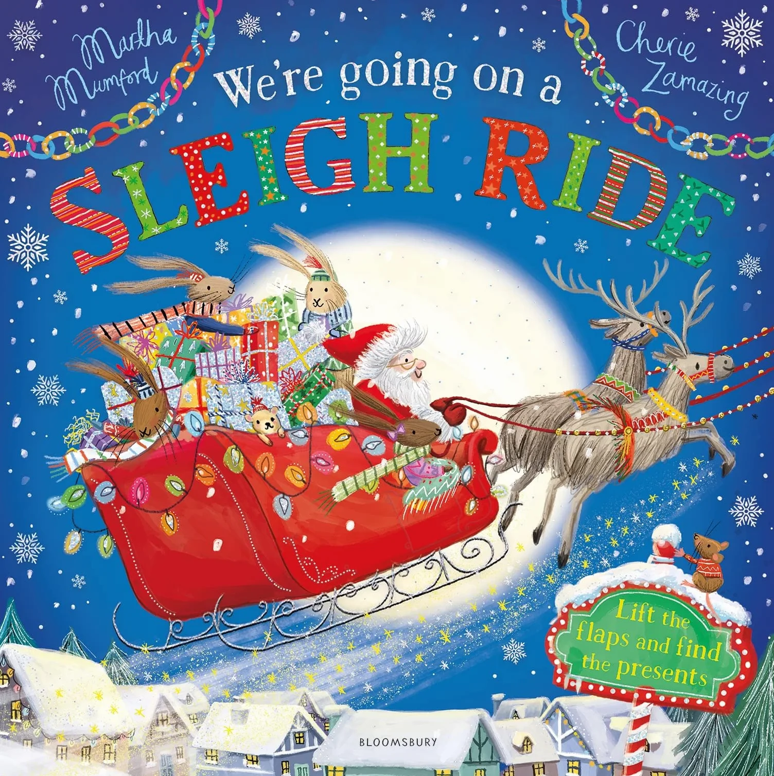 We're Going on a Sleigh Ride: A Lift-the-Flap Adventure (The Bunnies of Hoppity Hill)